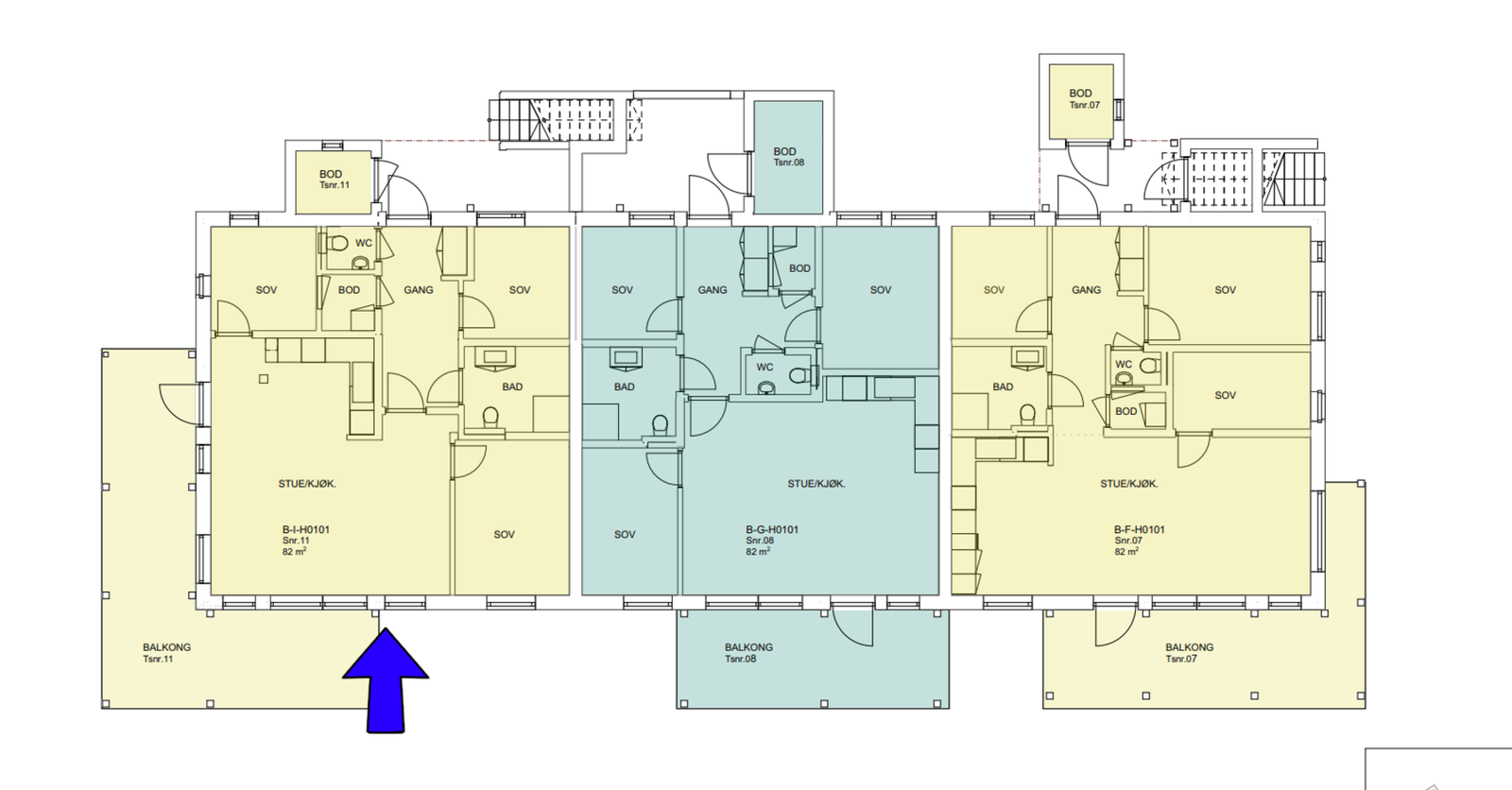 Plantegning Galleribilde