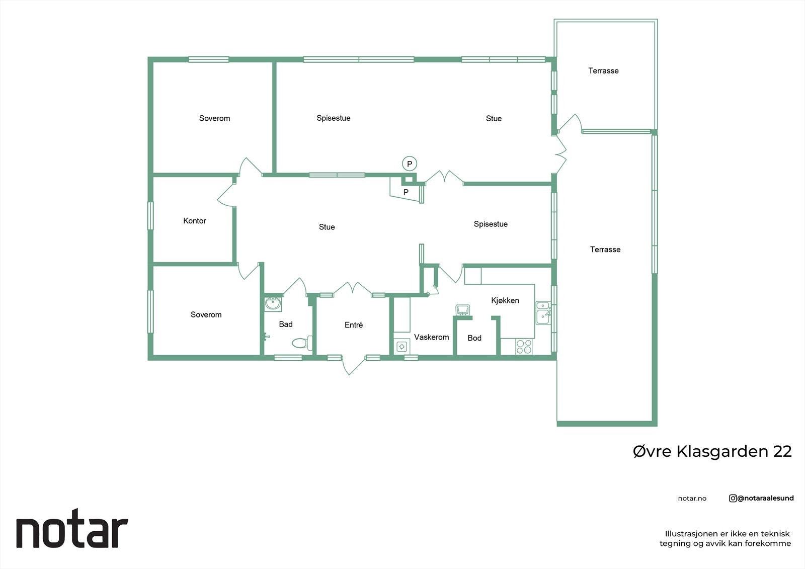 Plantegning 2.etasje. Galleribilde