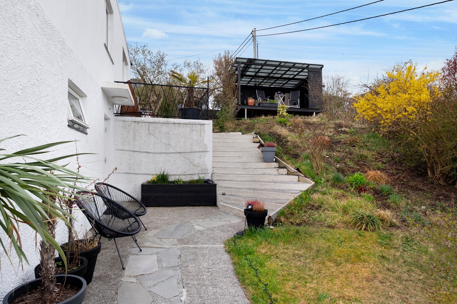 Hage/trappeoppgang Galleribilde