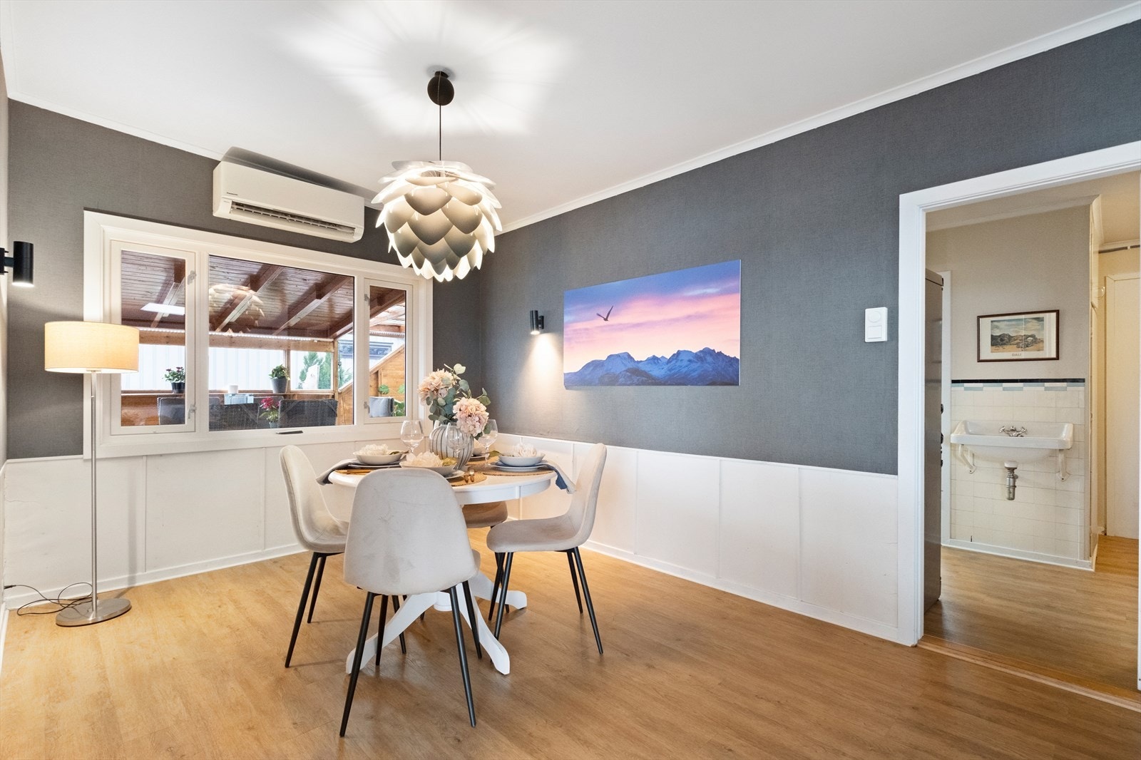 Spisestue med varmepumpe. Galleribilde