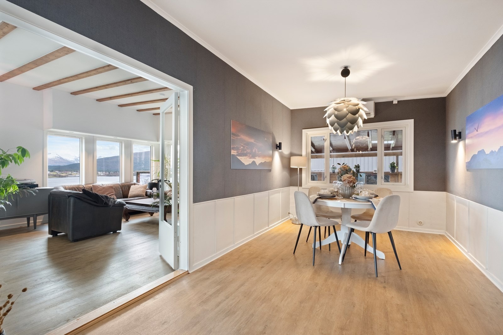 Pen og romslig spisestue. Galleribilde