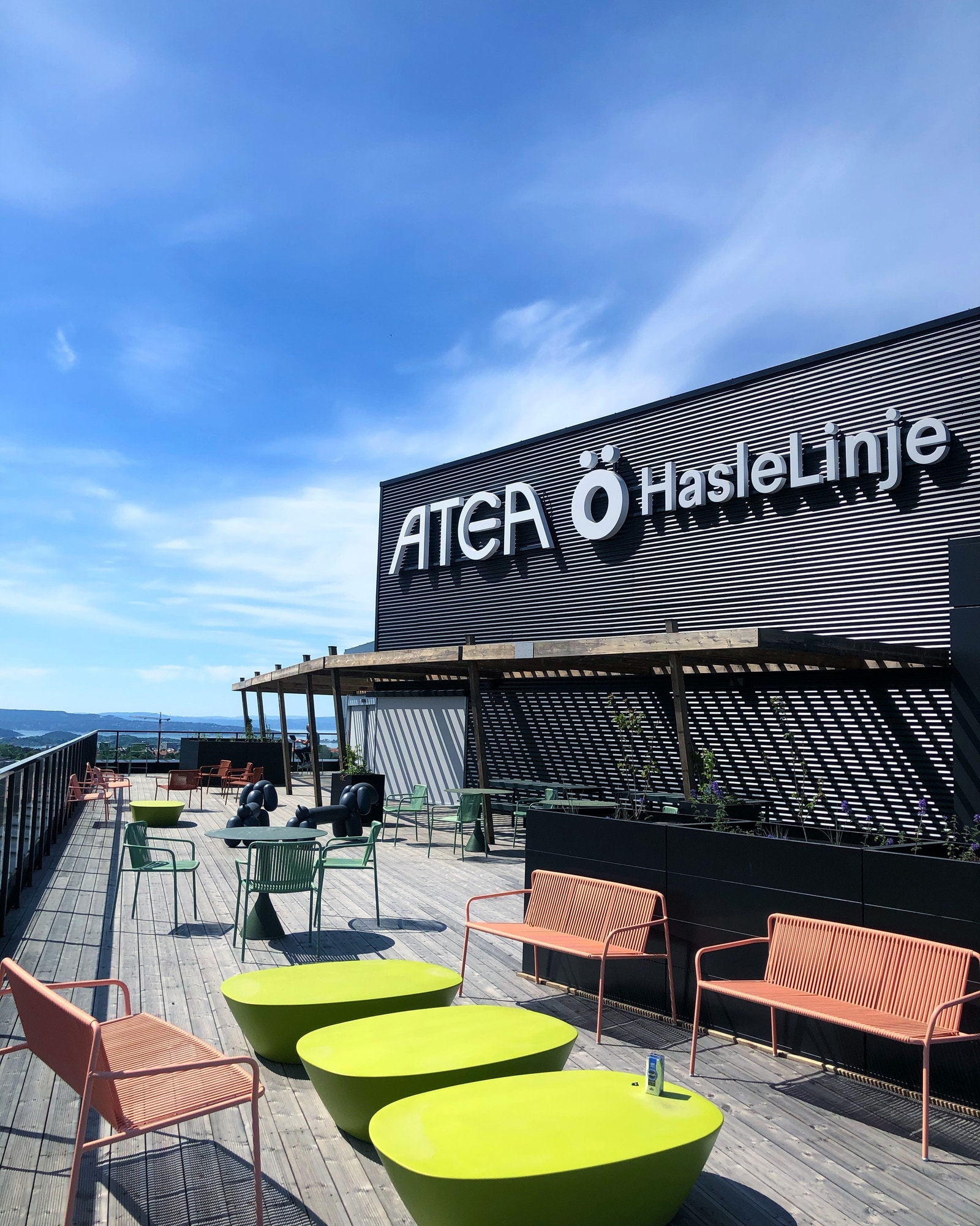 Flott takterrasse Galleribilde