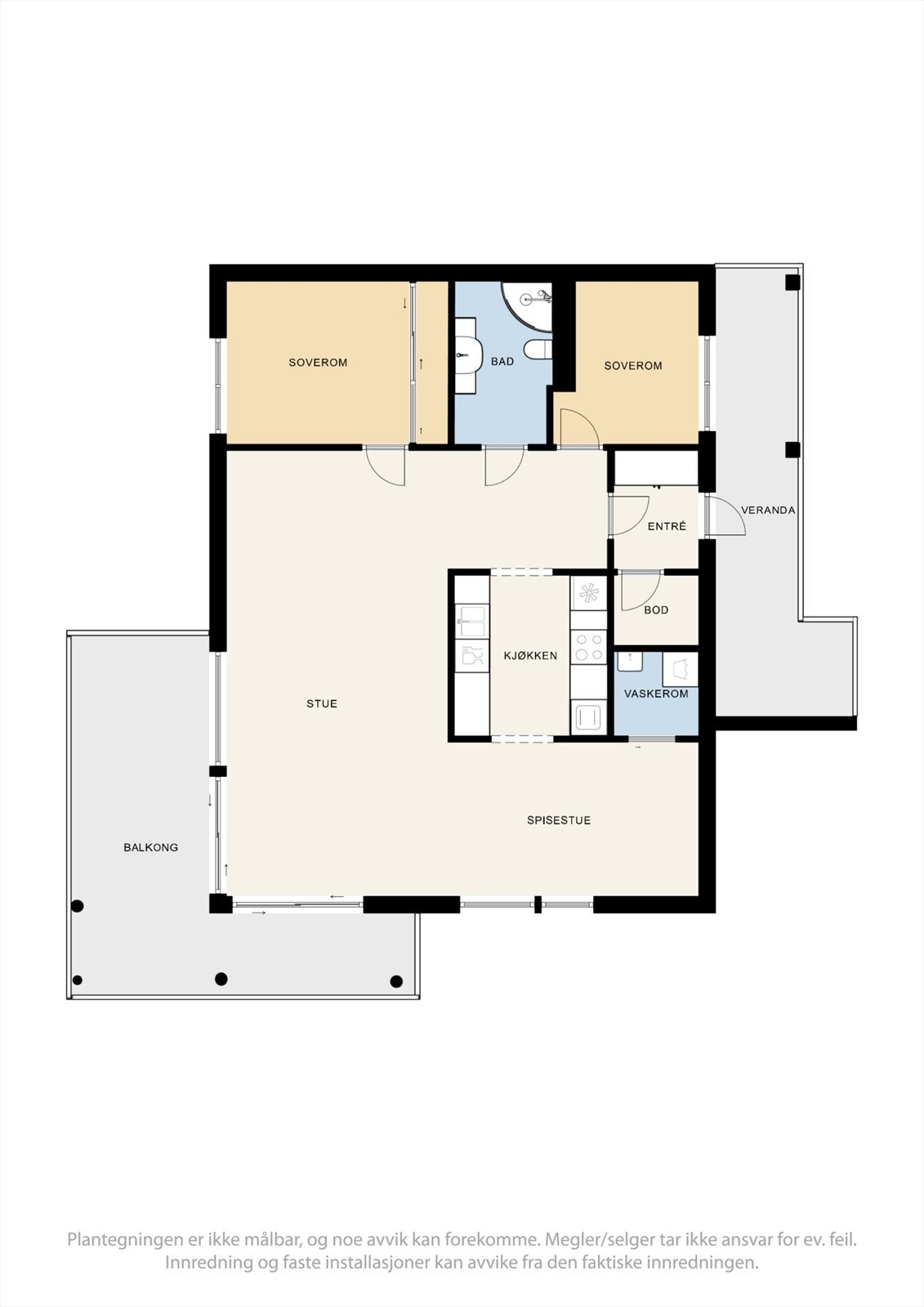 Plantegning. Galleribilde