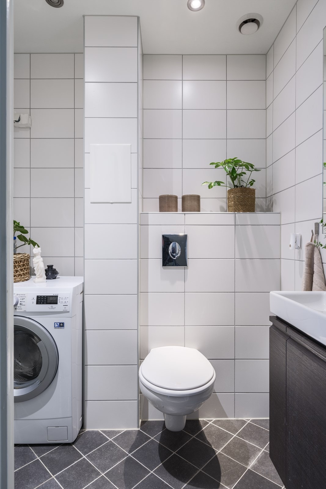 Helfliset og spotlights i tak. Galleribilde