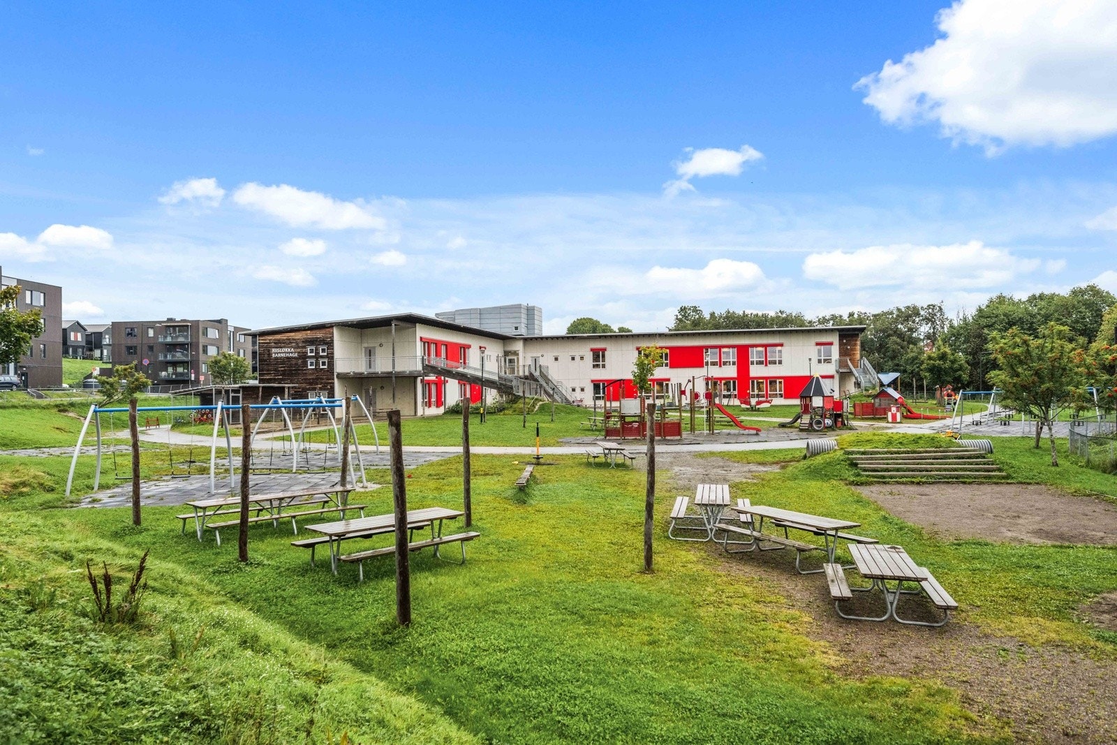 Flere barnehager på Kjeller, i kort avstand fra leiligheten. Galleribilde