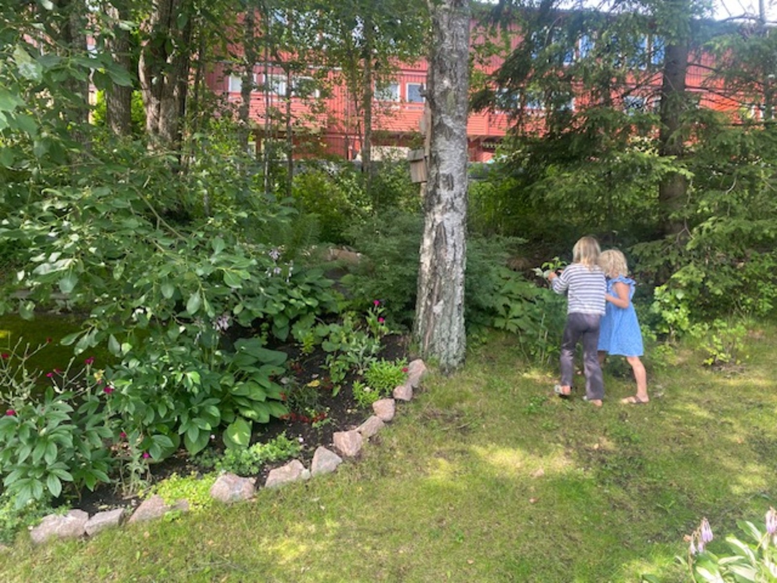 Dette er virkelig et eldorado for store og små - her representert ved de små. Galleribilde