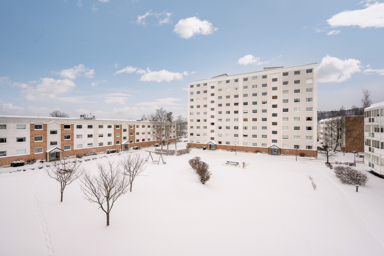 Fossumsletta borettslag består av 386 leiligheter. Galleribilde