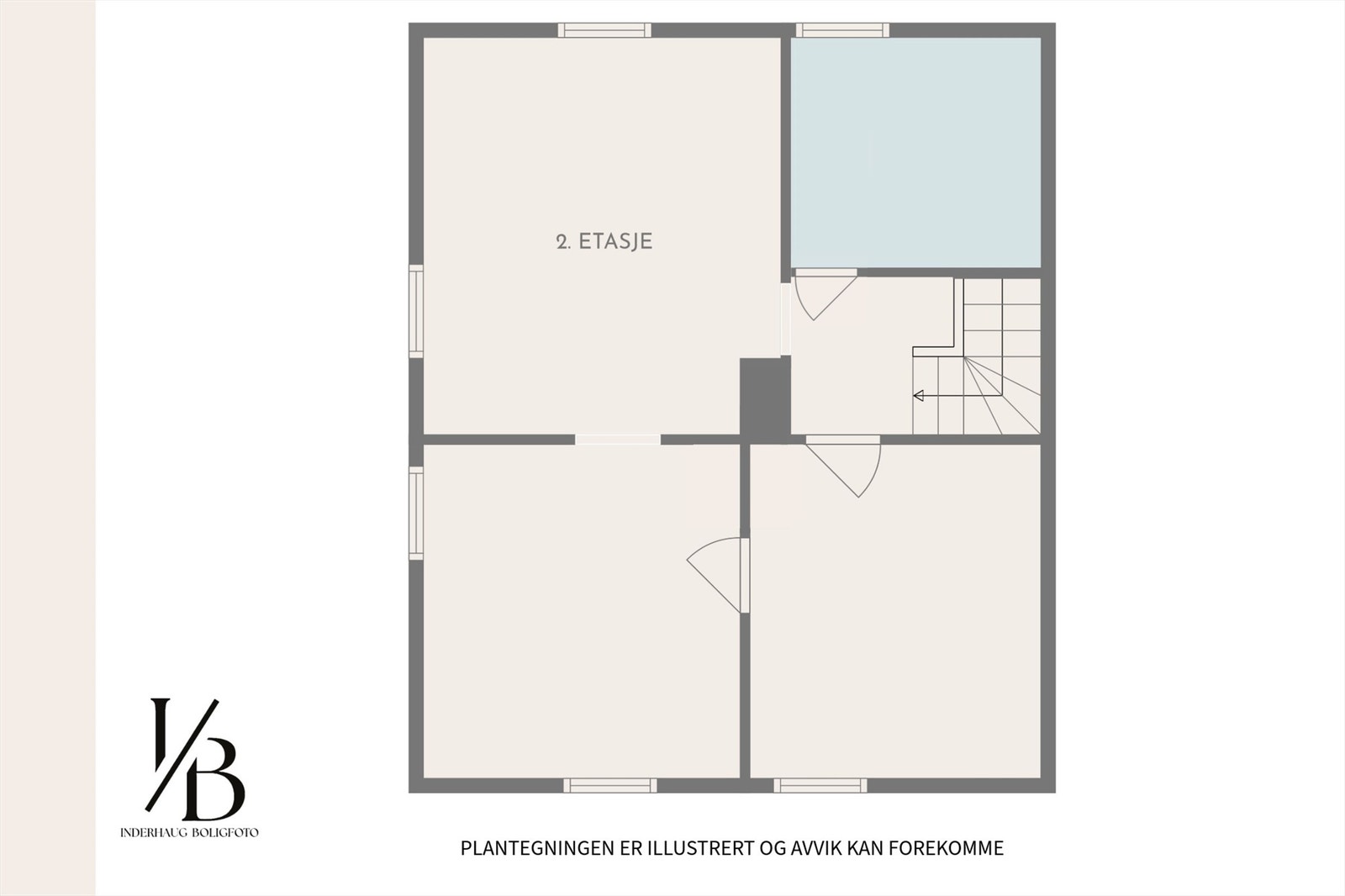 2.etg - Plantegning Galleribilde