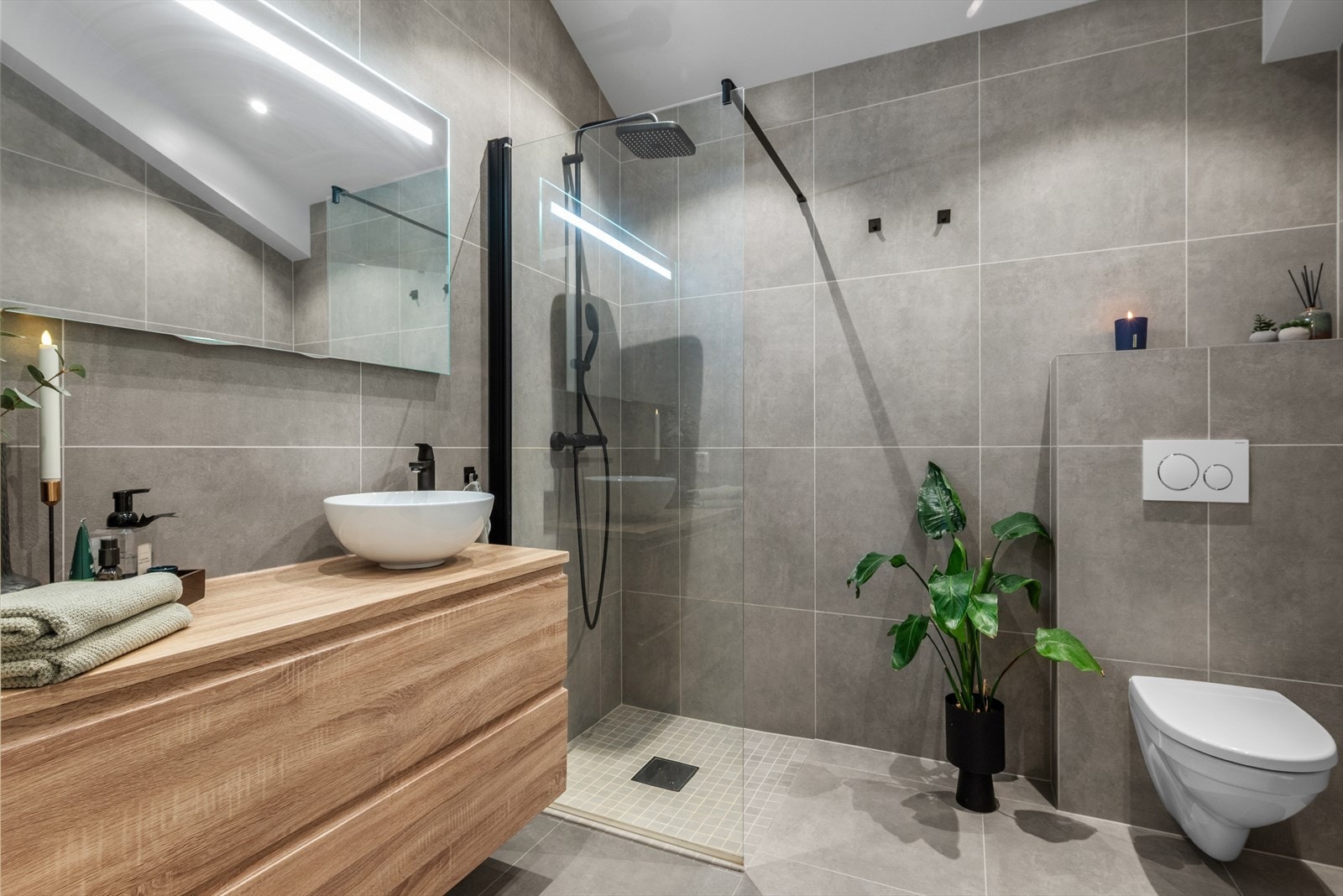 Nydelig bad på ca. 5,5 kvm. Galleribilde