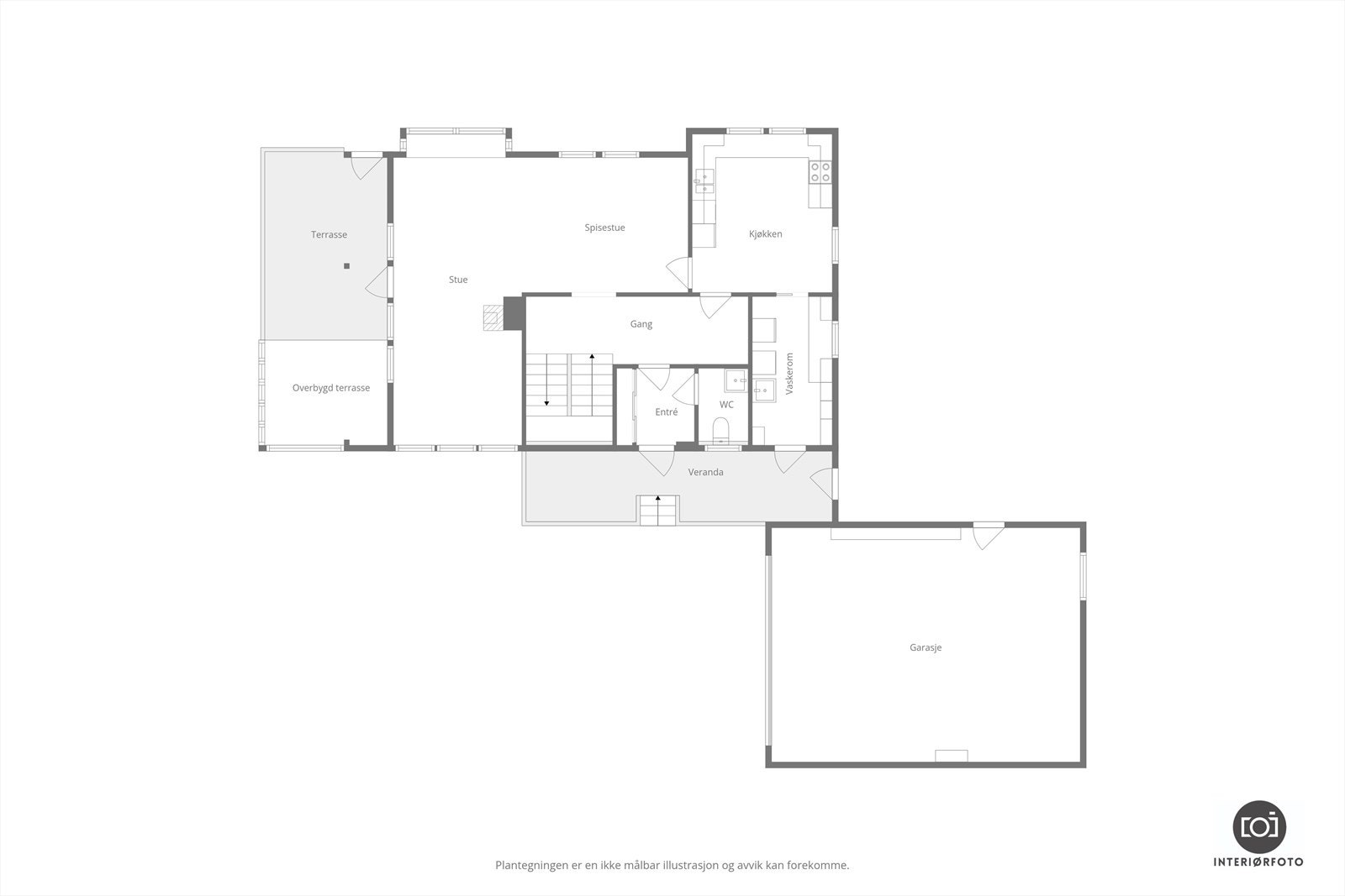 Plantegning Galleribilde