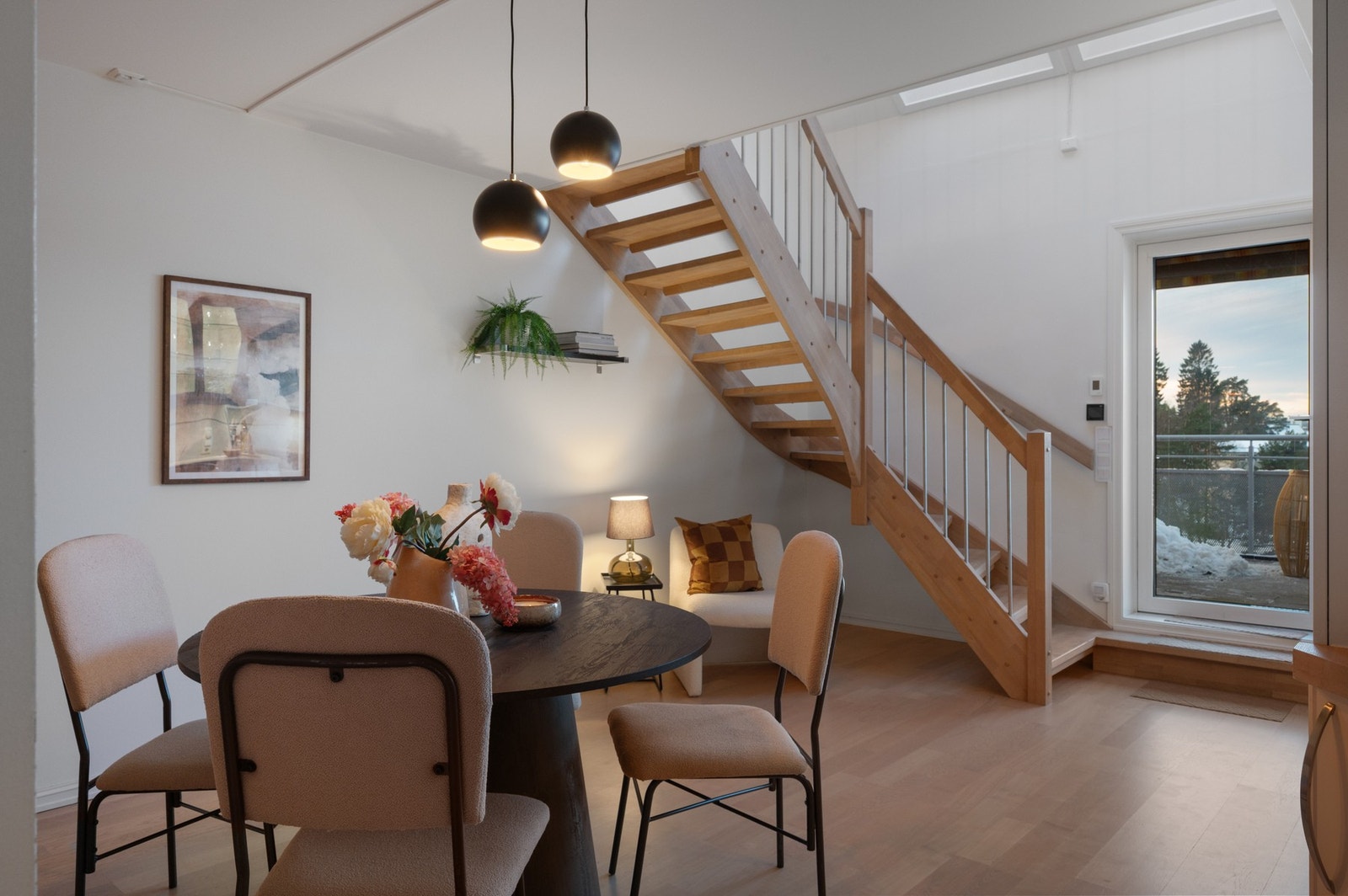 Lekker trapp i eik Galleribilde