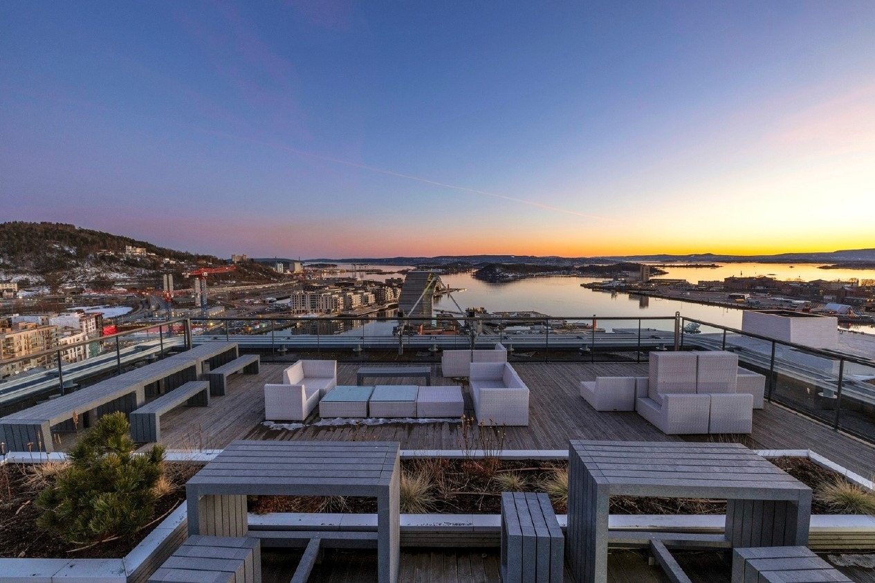Felles takterrasse. Ledig fra 1.2. Ta kontakt for visning. Galleribilde