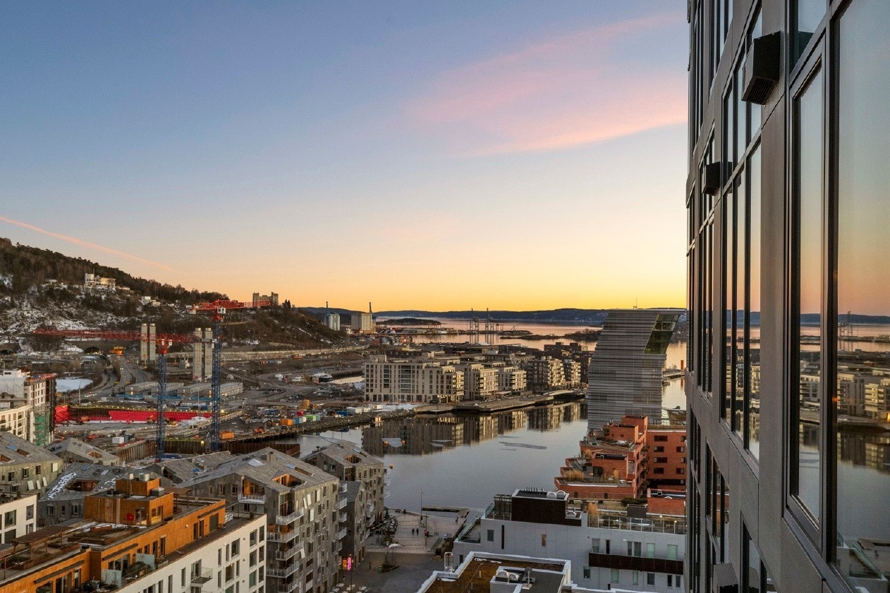 Utsikt fra balkongen. Galleribilde