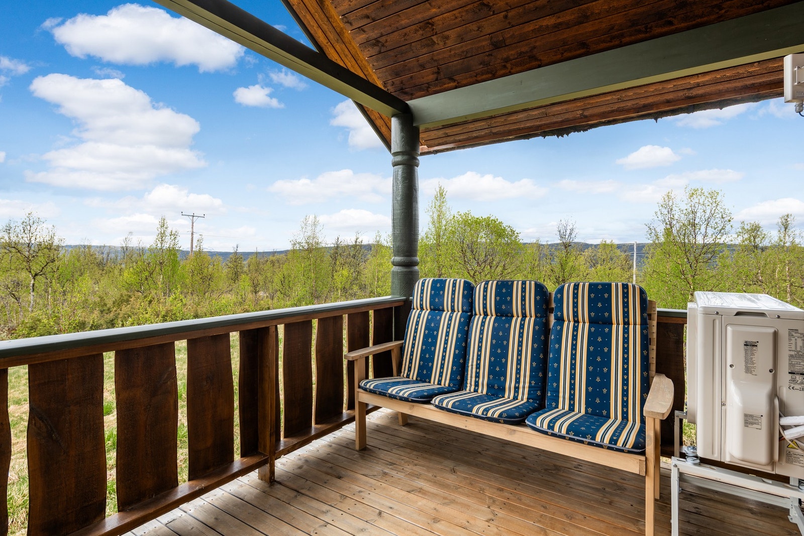 Overbygd terrasse Galleribilde