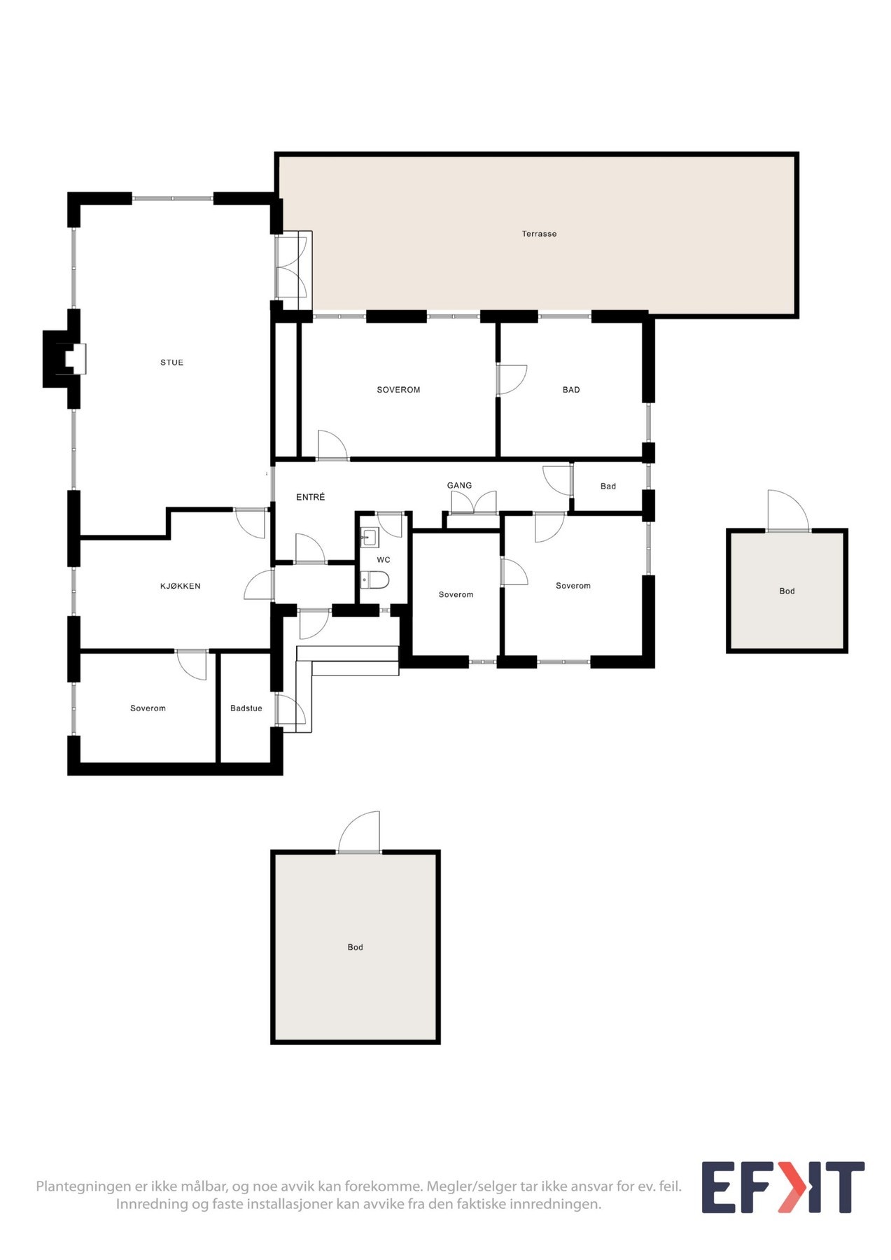 Plantegning Galleribilde