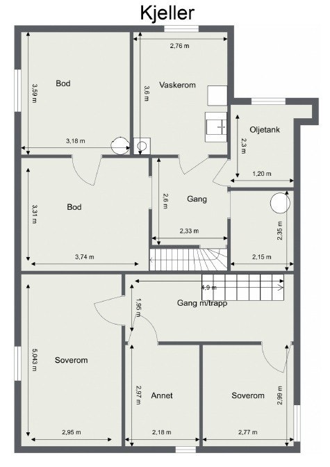 Plantegning - Kjeller Galleribilde