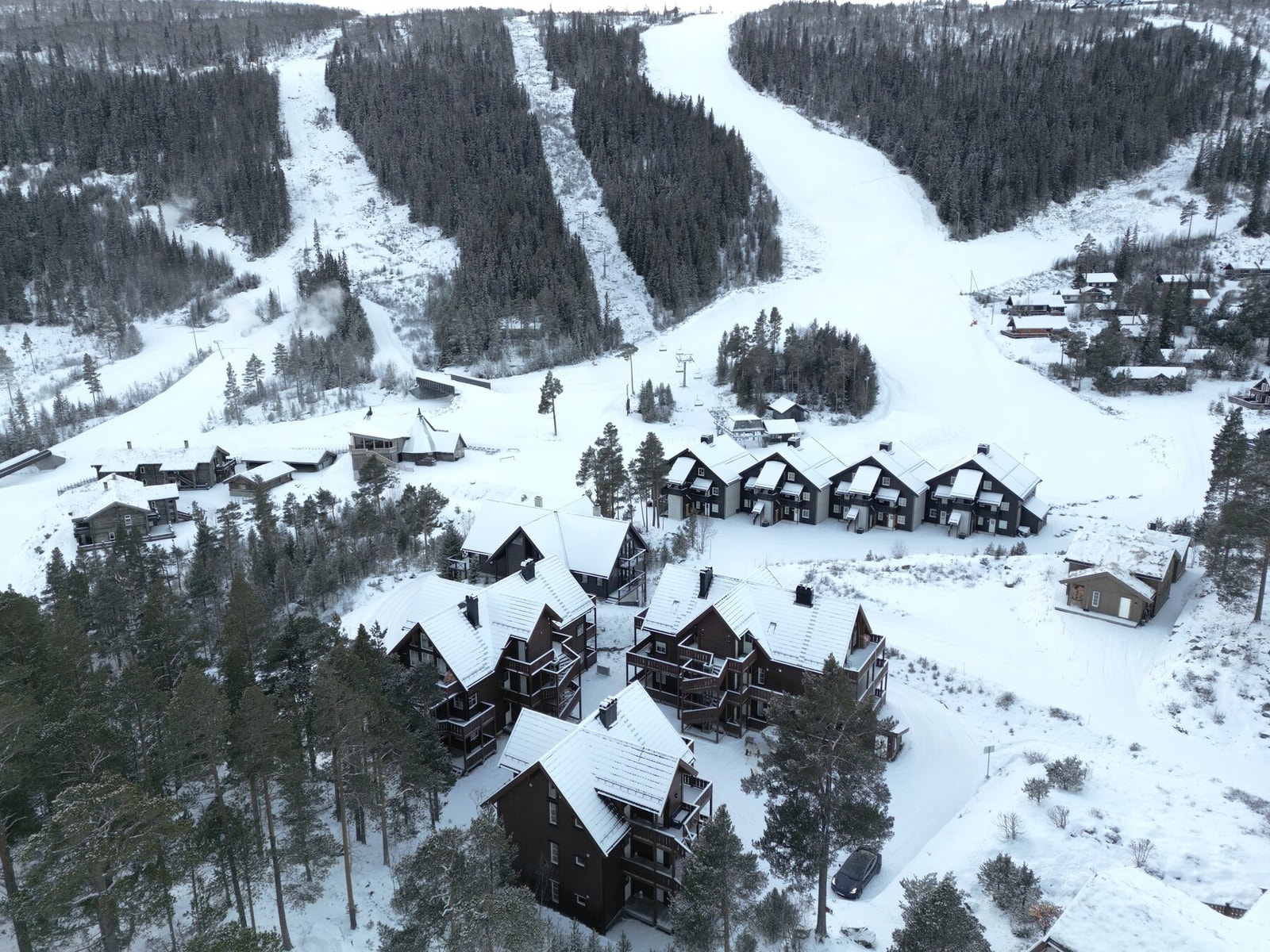 Leiligheten ligger fint til i Uvdal Alpinsenter Galleribilde