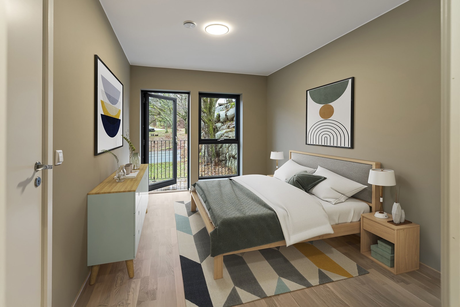 Hovedsoverom - digital stylet Galleribilde