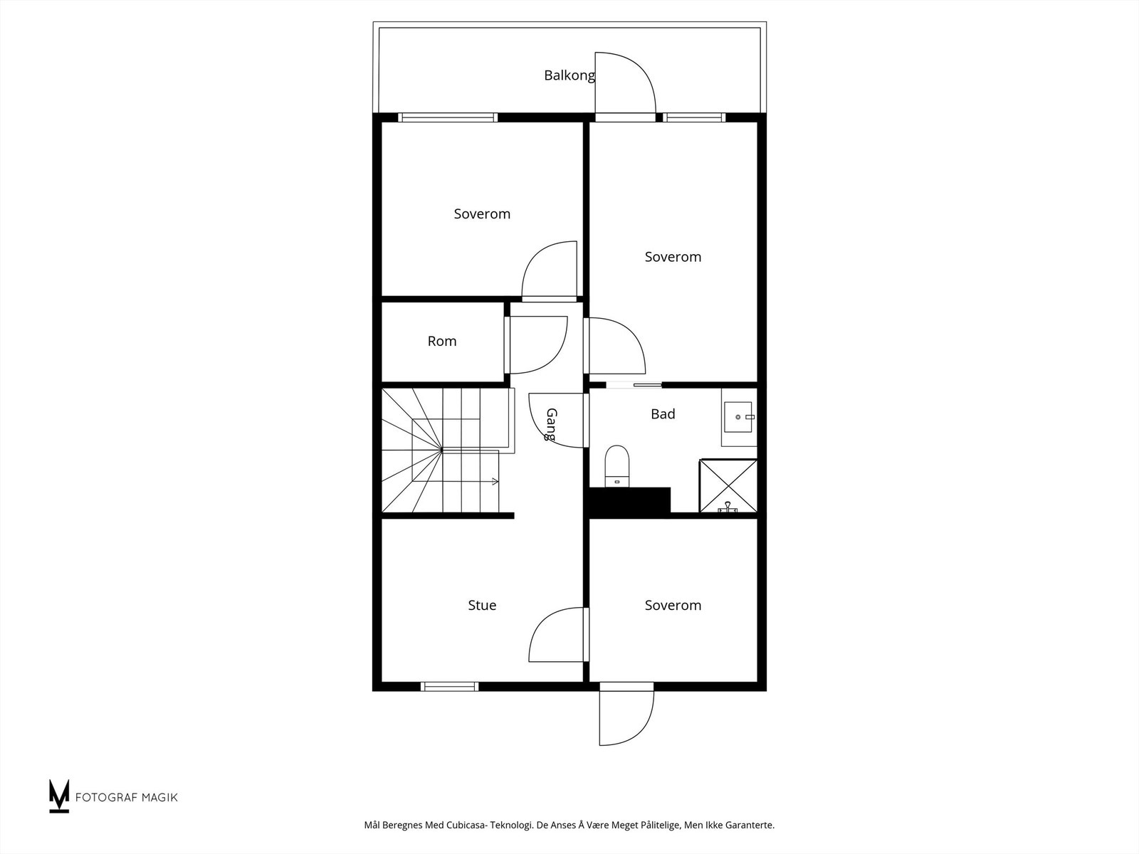 Plantegning 2. etasje Galleribilde