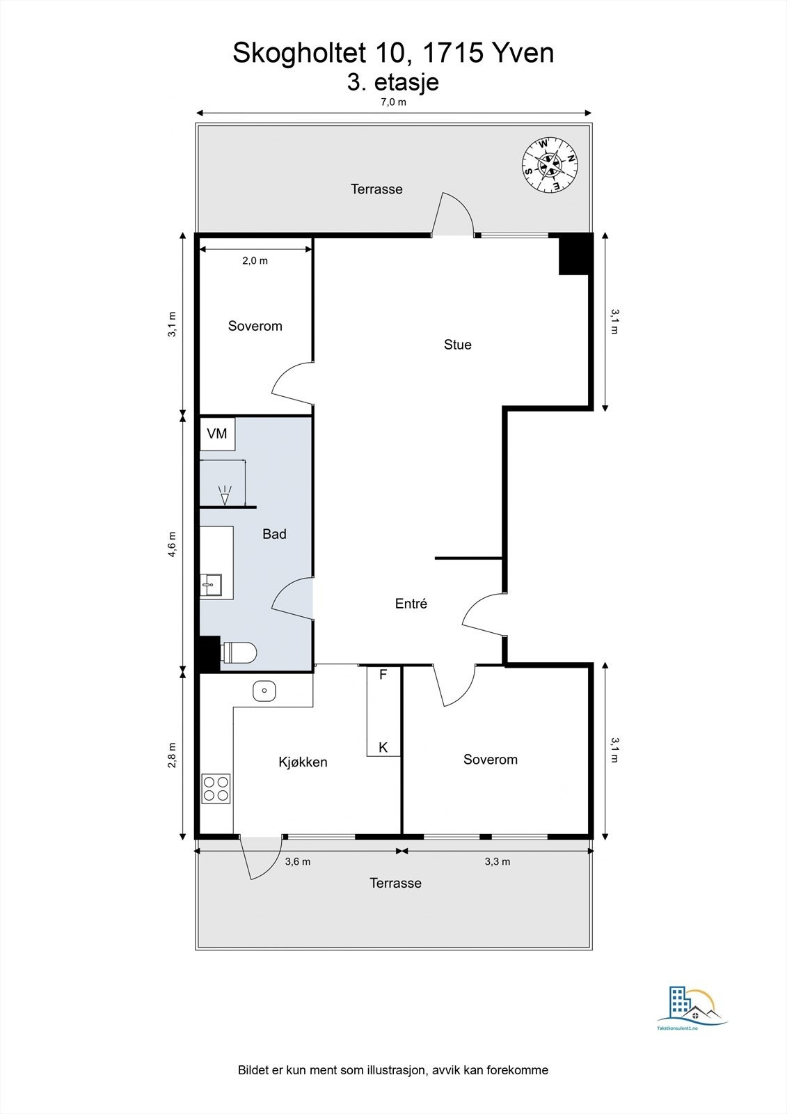 Leiligheten disponerer også bod i 1. underetasje. Galleribilde