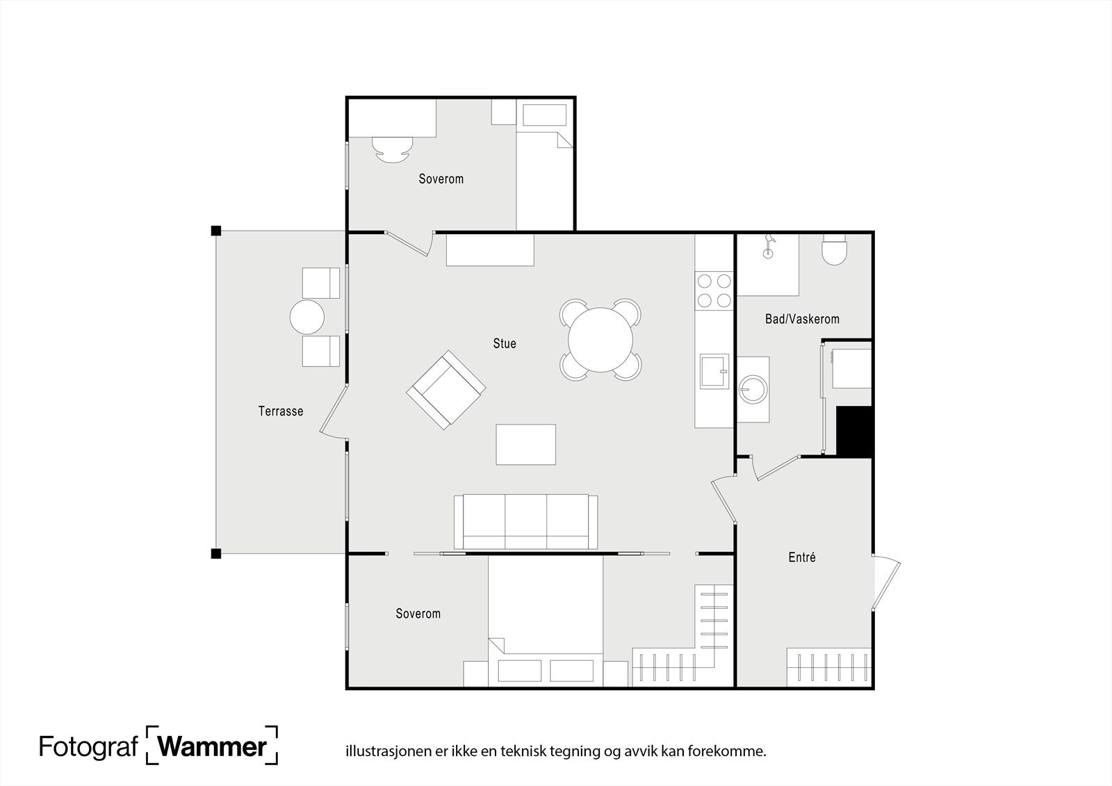 Plantegning - Gåsakilen 43 Galleribilde