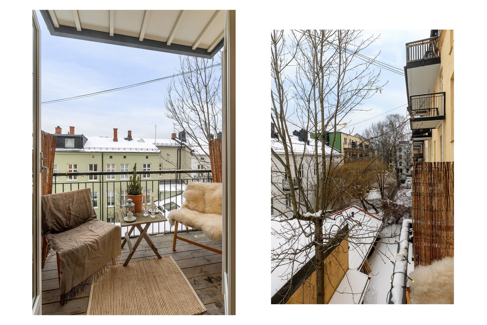 Fra kjøkkenet er det utgang til en hyggelig nordvestvendt balkong på ca. 3m². Galleribilde