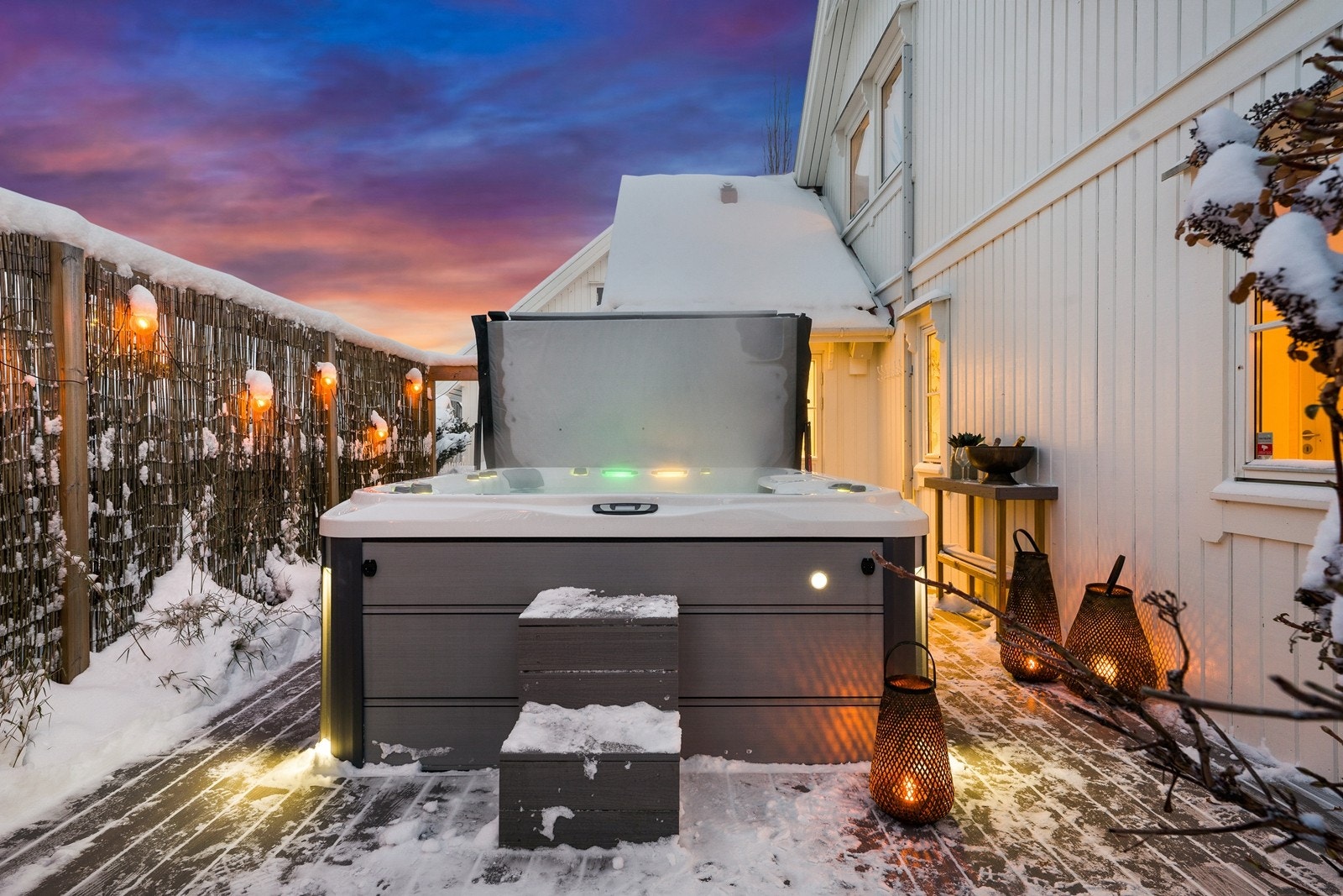 Jacuzzi - perfekt for lange, sosiale kvelder Galleribilde