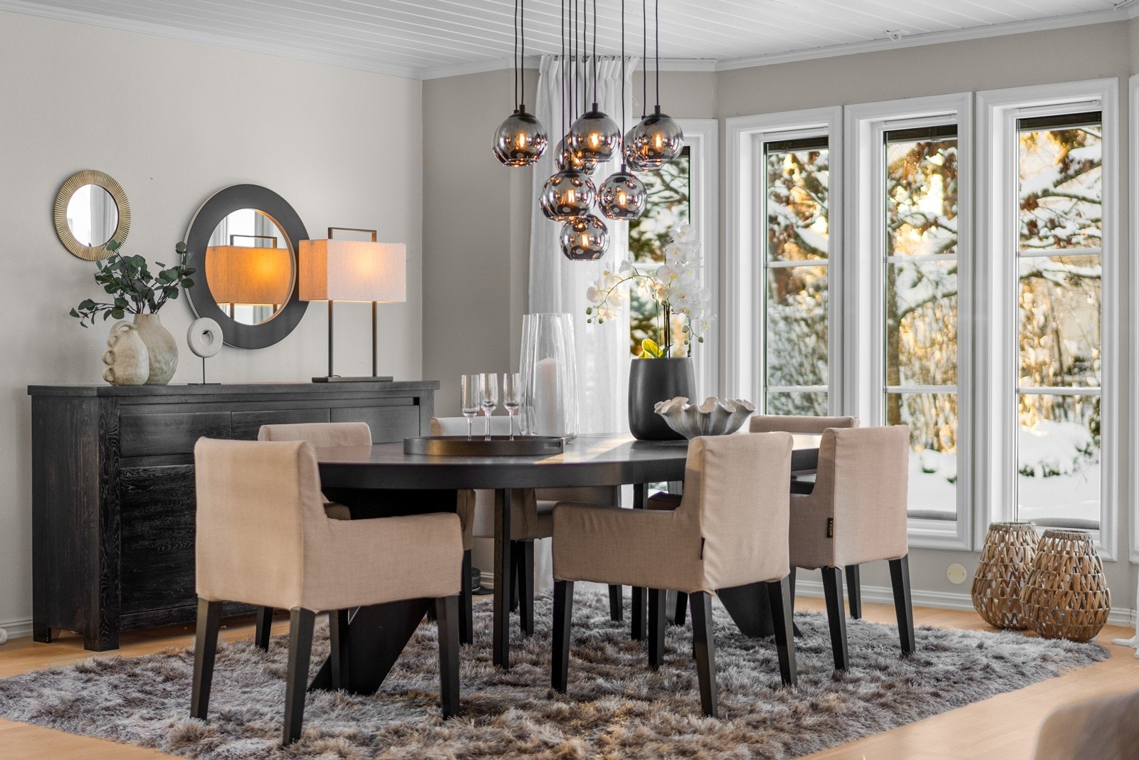 Spiseplass i stuen Galleribilde