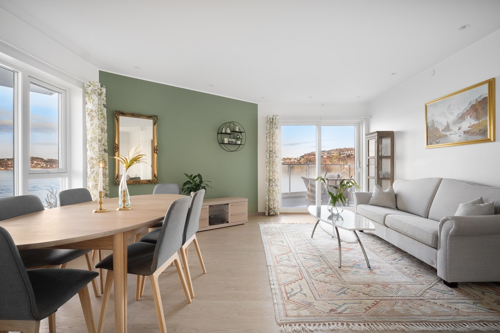 Balansert ventilasjon med varmegjenvinning gir et behagelig inneklima. Galleribilde