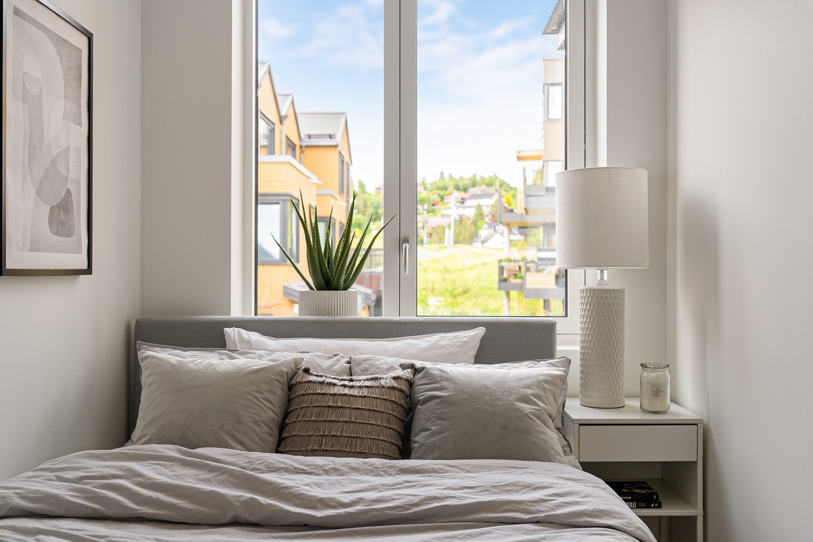 Det tredje soverommet er på 6,7 kvm og vender mot nordøst. Galleribilde