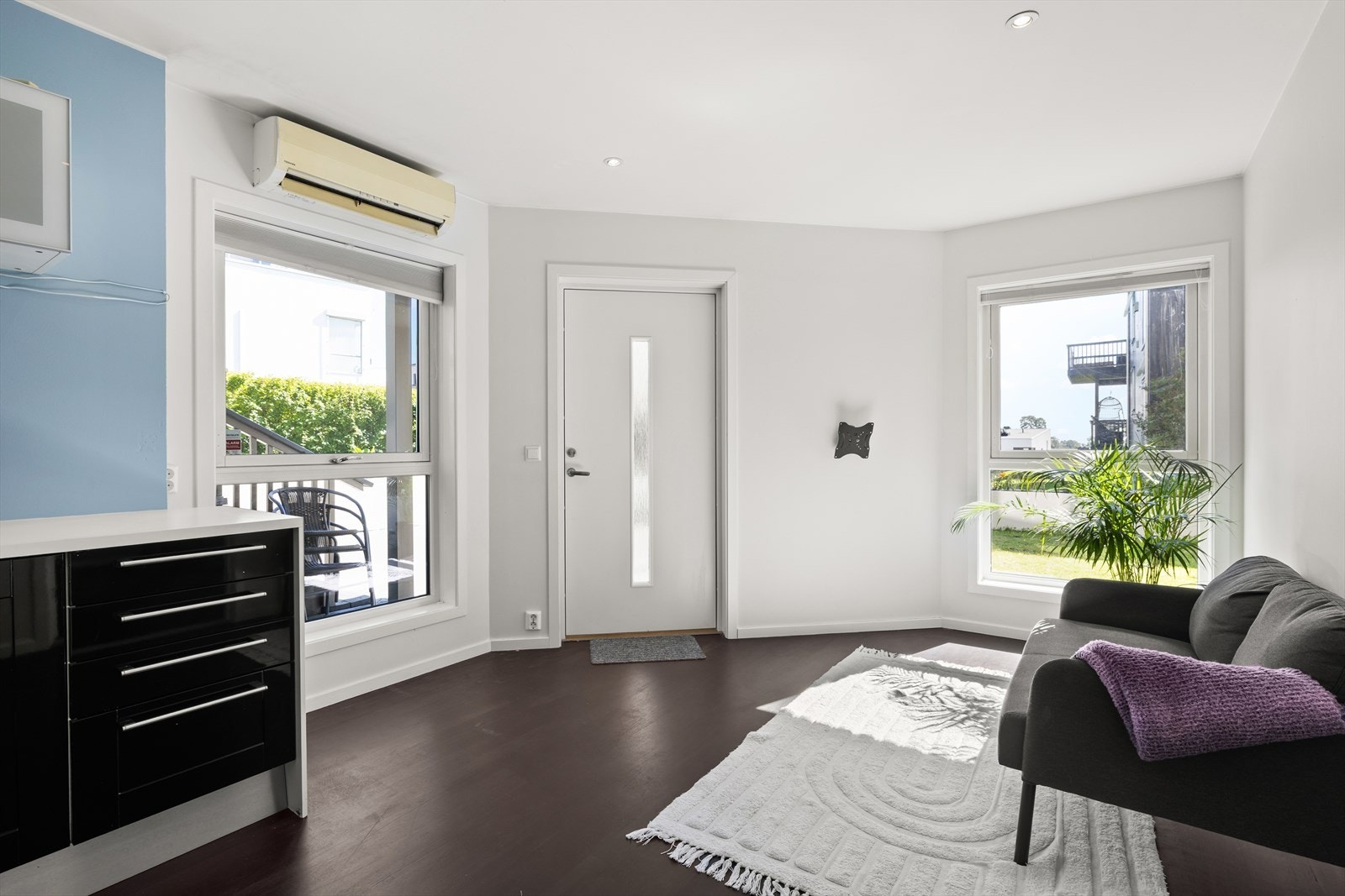 Hybelen har egen inngang. Galleribilde