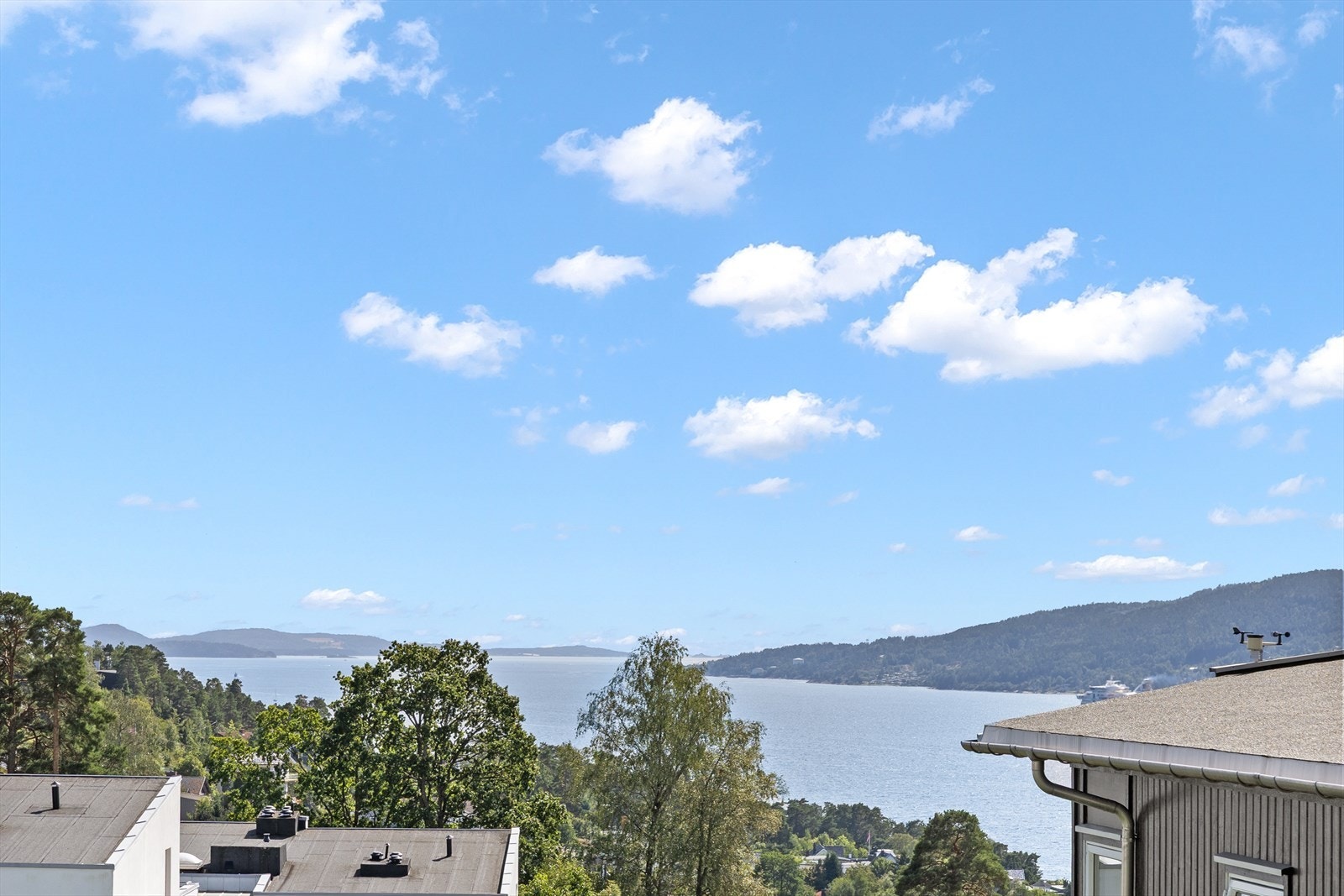 Øverste etasje byr på fantastisk sjøutsikt over Oslofjorden. Galleribilde