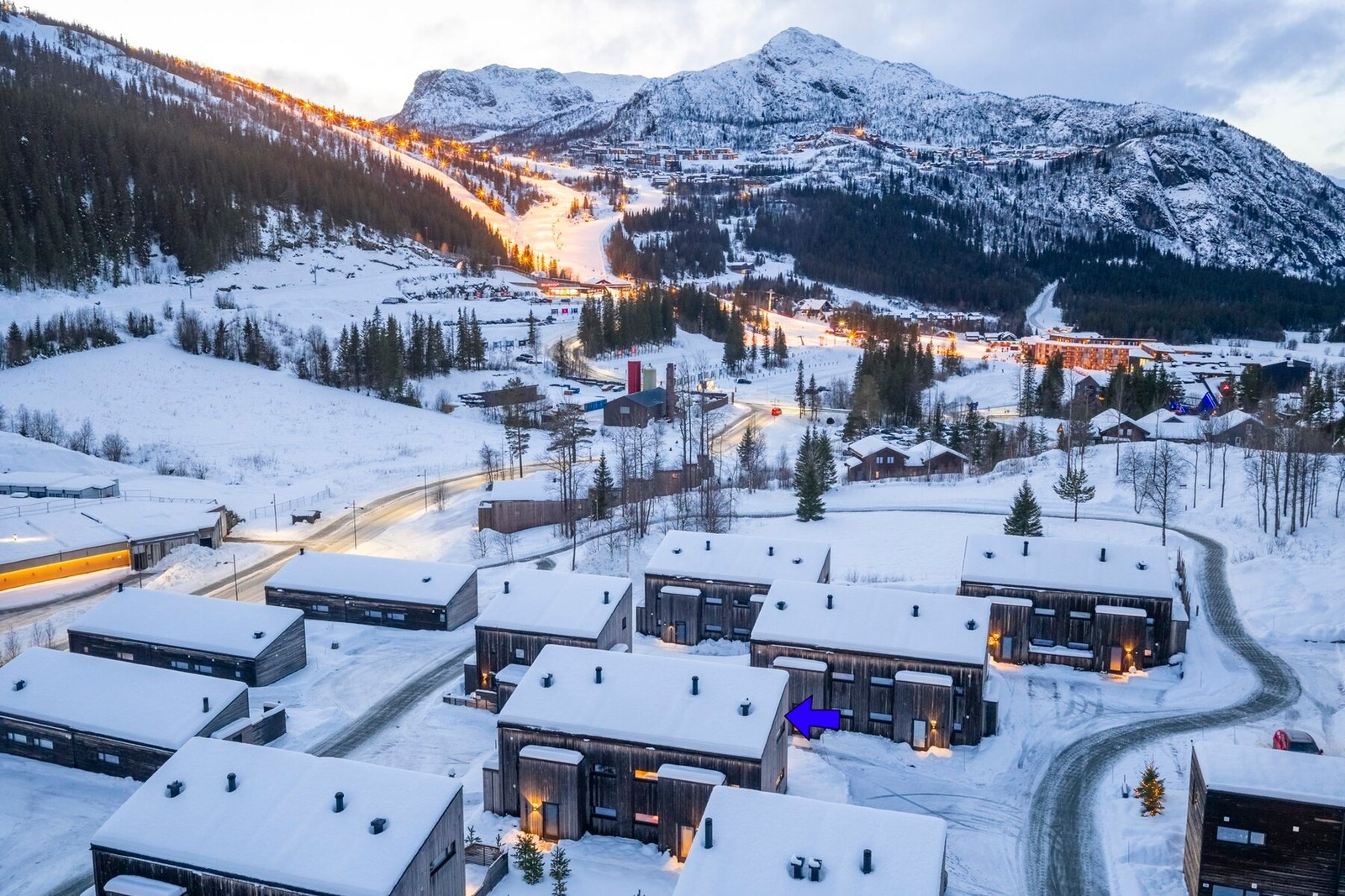 Kort vei til alpint, langrenn, sykkel og servicetilbud som unike Fyri. Galleribilde