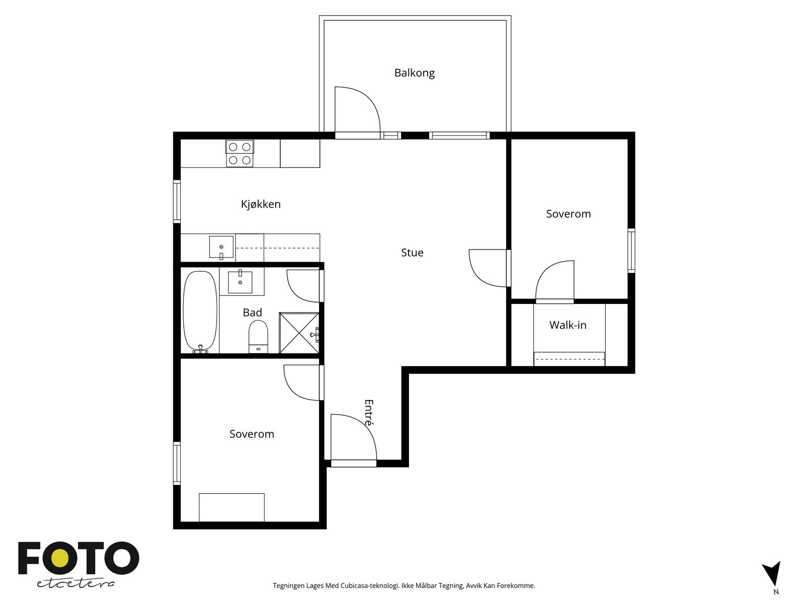 Veiledende planskisse Galleribilde