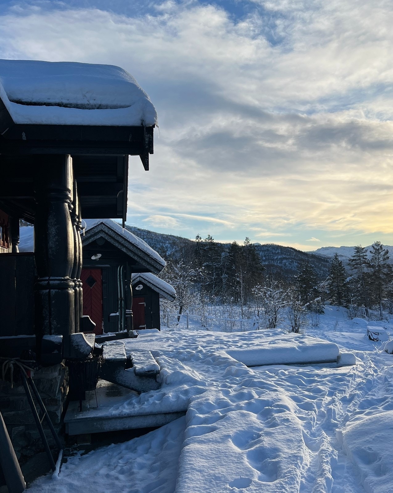 Vinterstemning Galleribilde