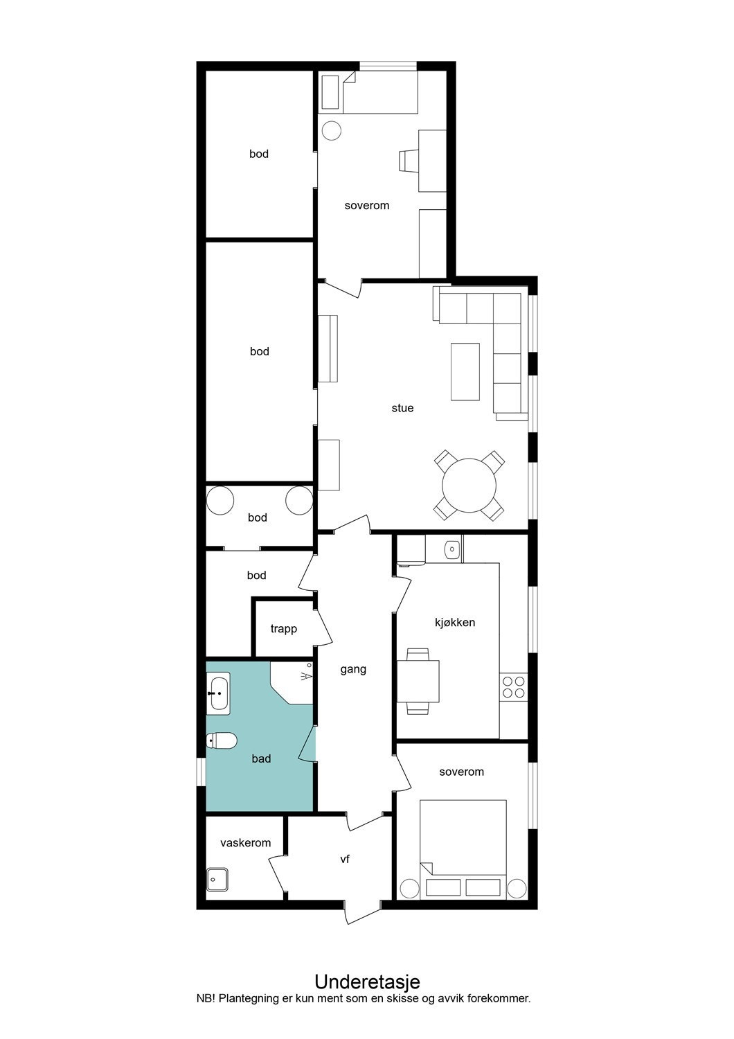 Underetasje Galleribilde