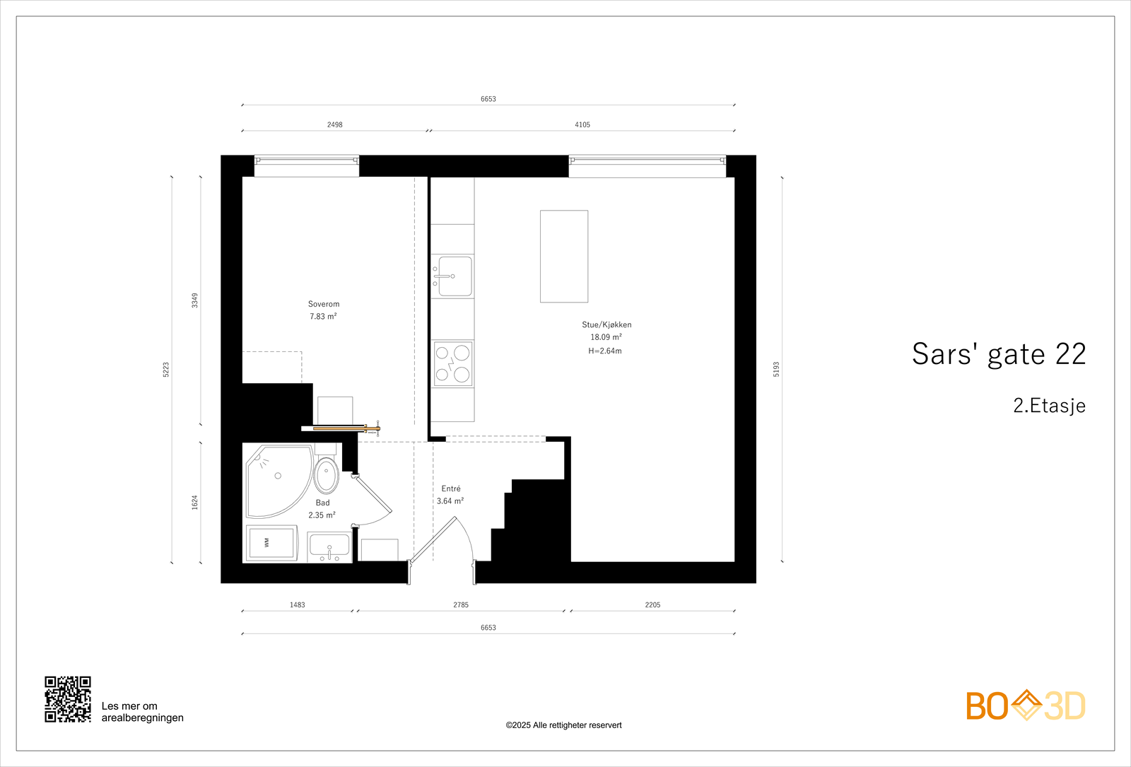 Plantegning Galleribilde