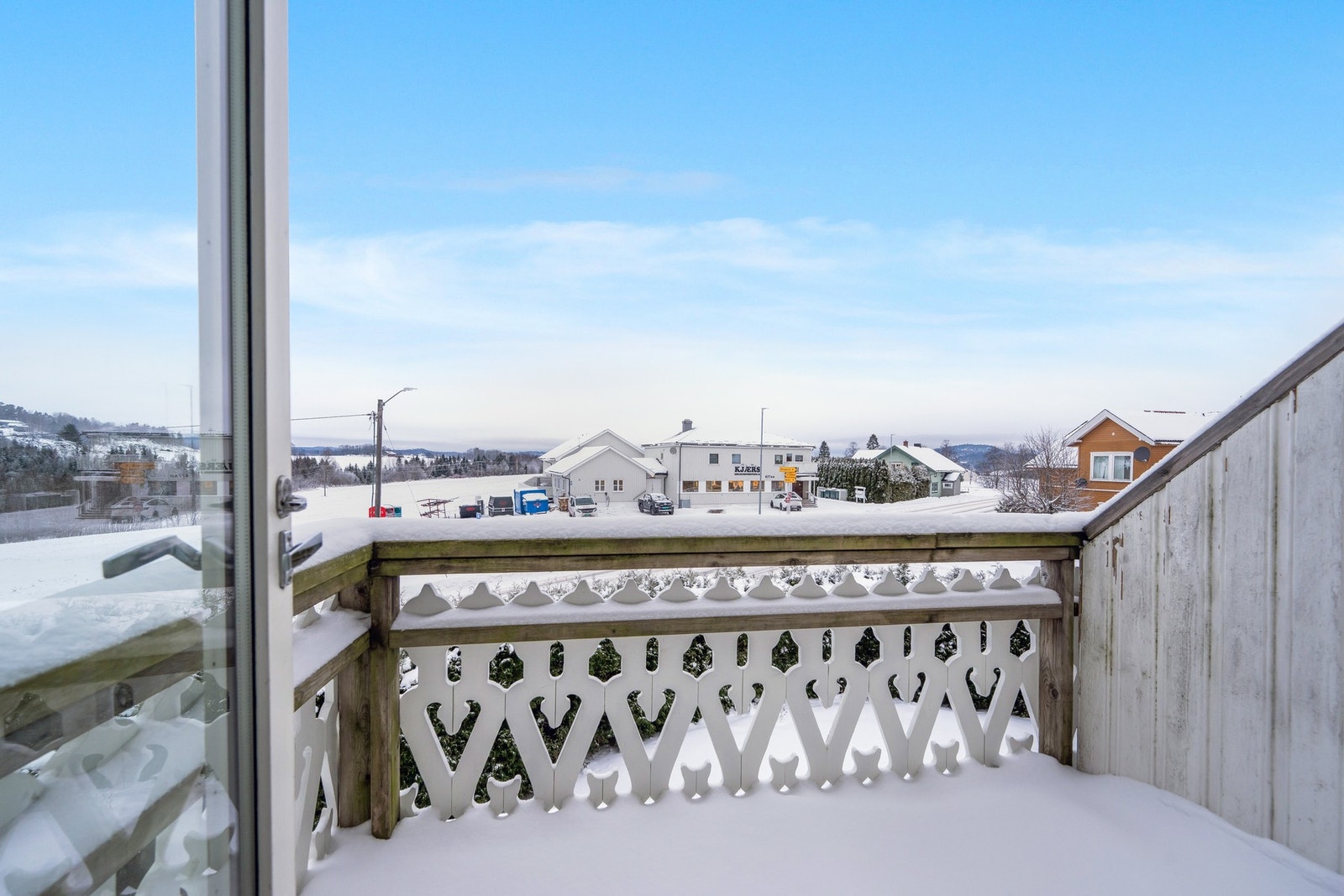 Fra soverommet er det utgang til en andre balkongen Galleribilde