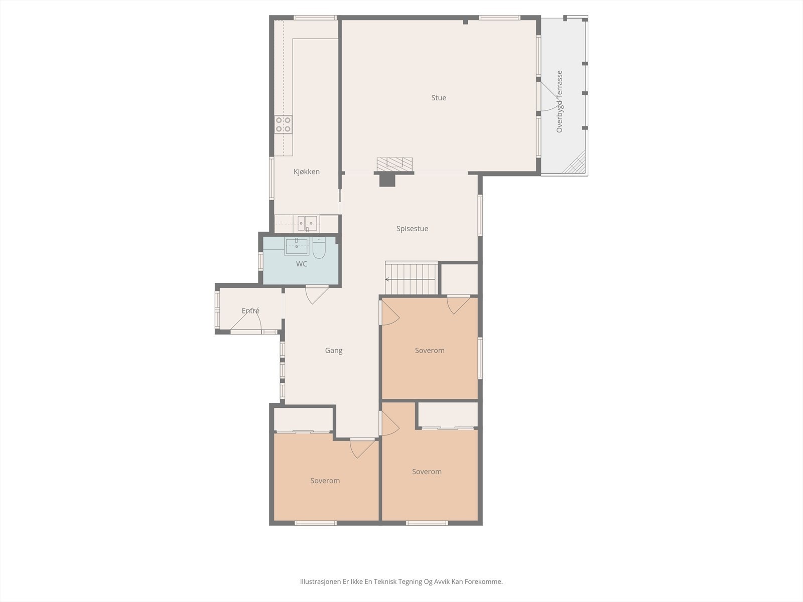 Plantegning 1.etasje. Galleribilde