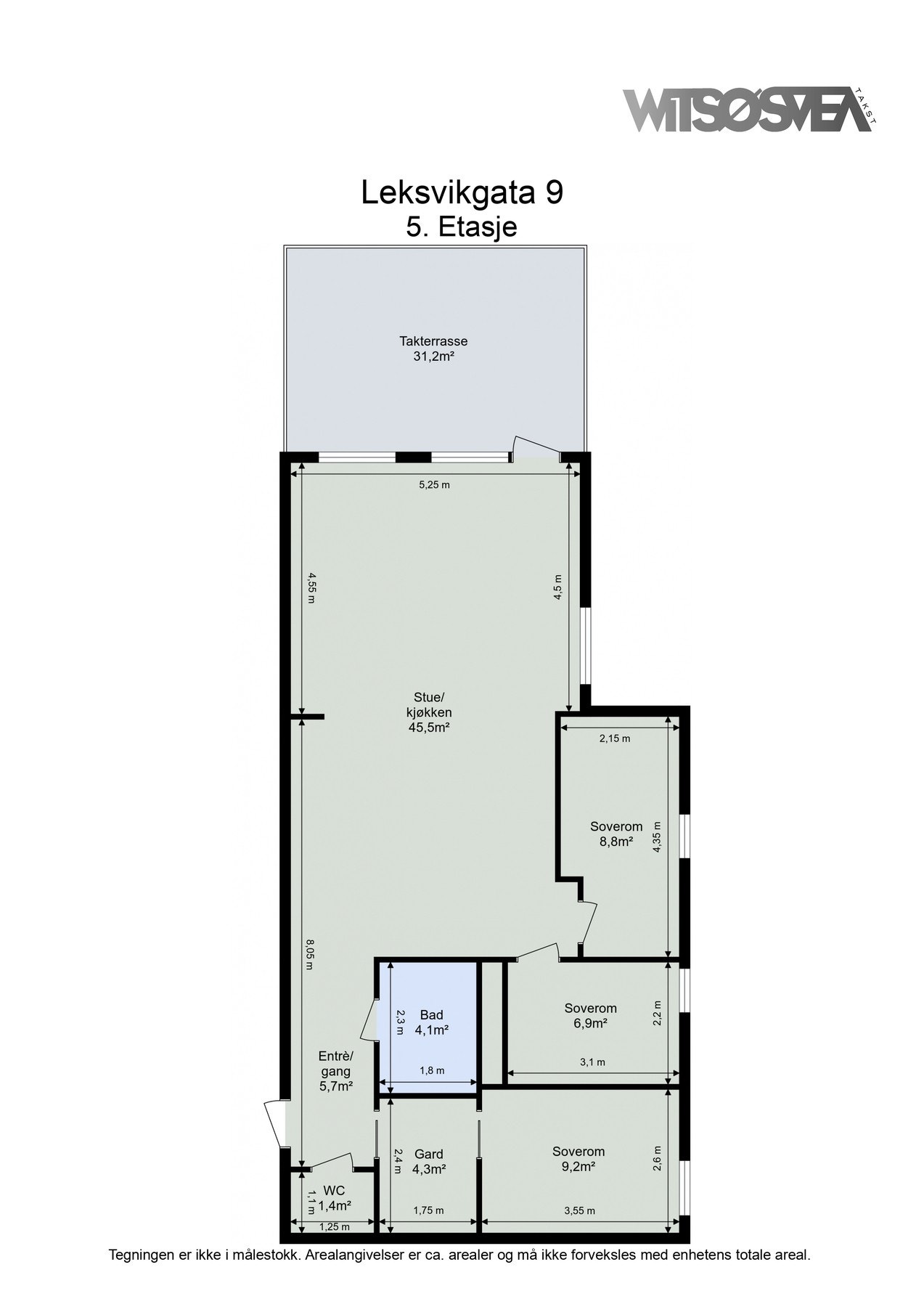 Det medfølger også parkeringsplass og lagringsbod på 7 kvm. Galleribilde