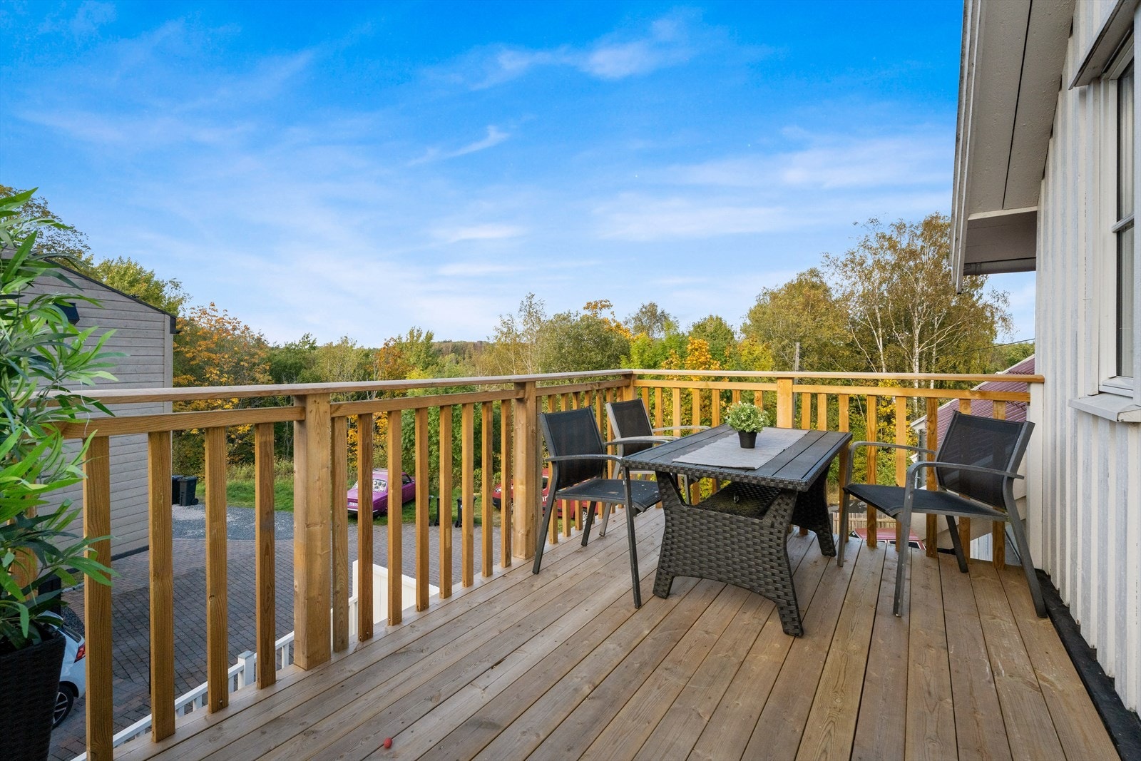 Balkong med gode solforhold på ca. 4 m² Galleribilde