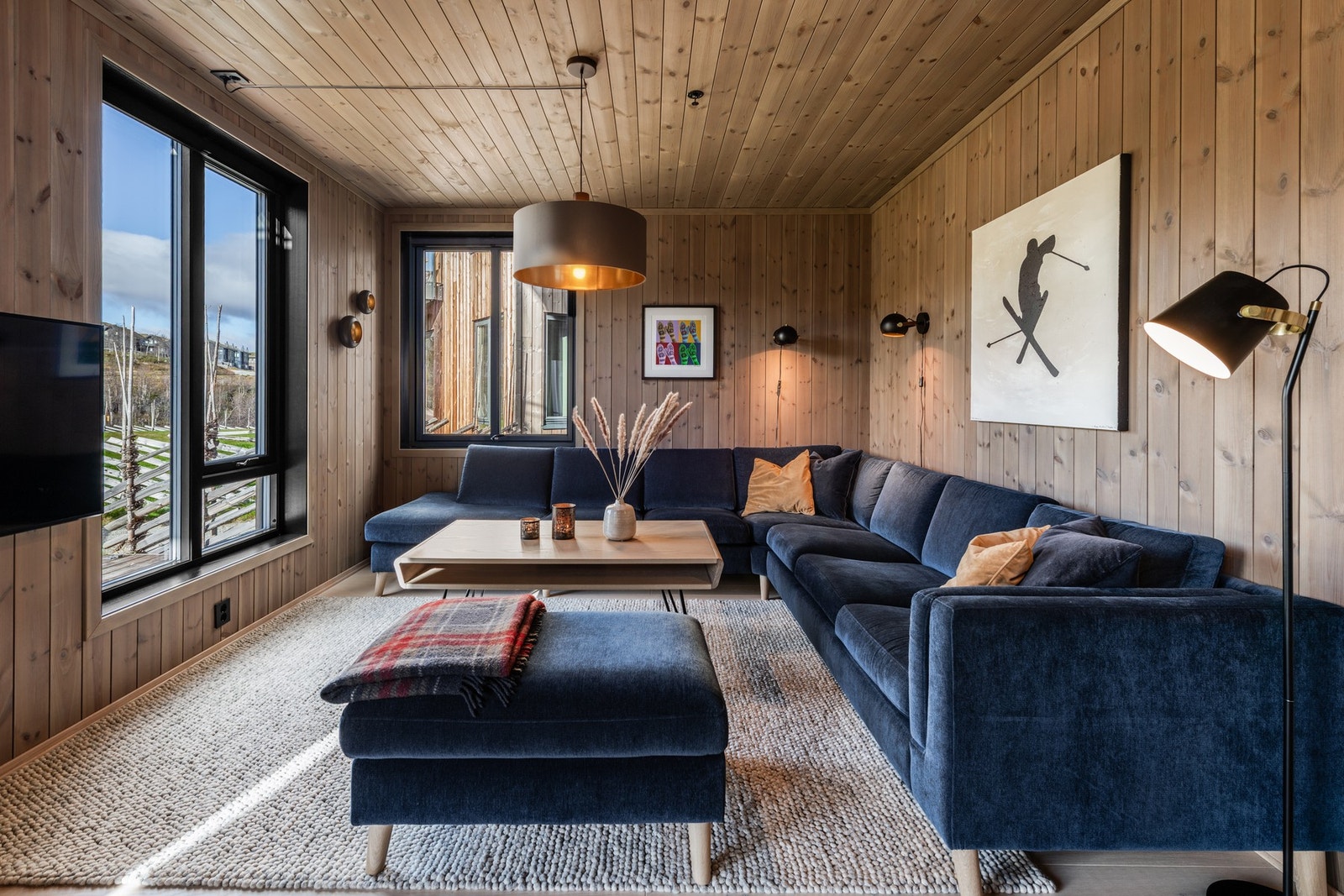 Hyggelig sofakrok med plass til mange Galleribilde