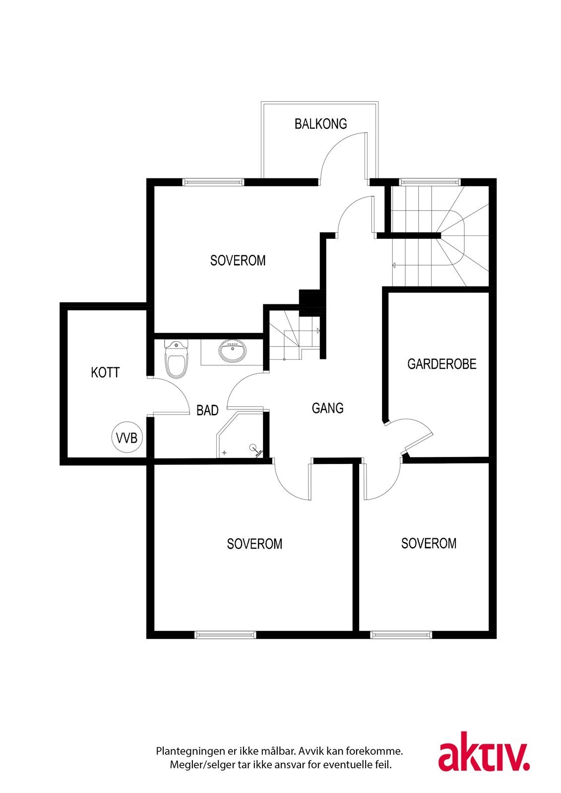 Planoversikt 2. etg Galleribilde