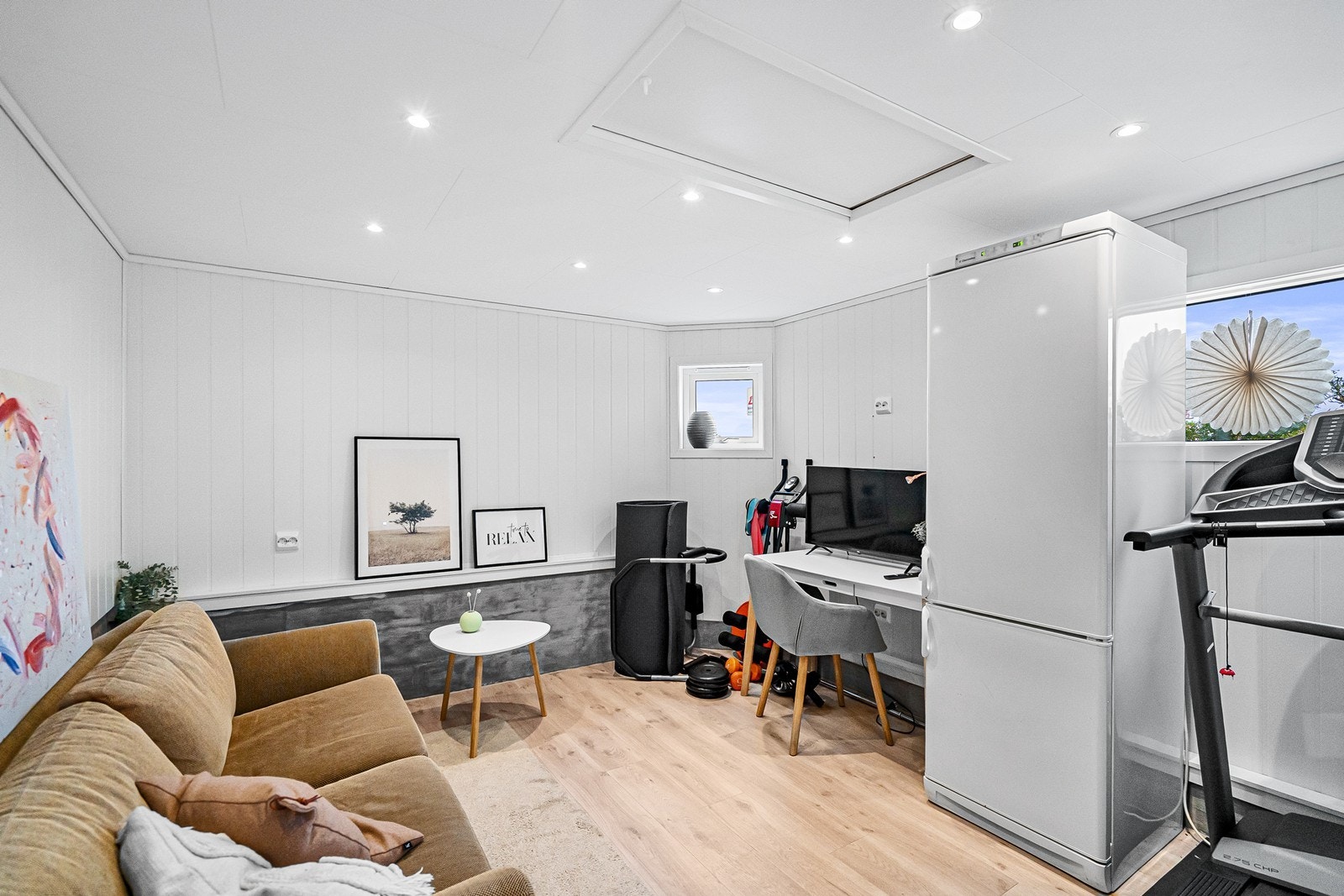 Isolert hobbyrom i carport Galleribilde