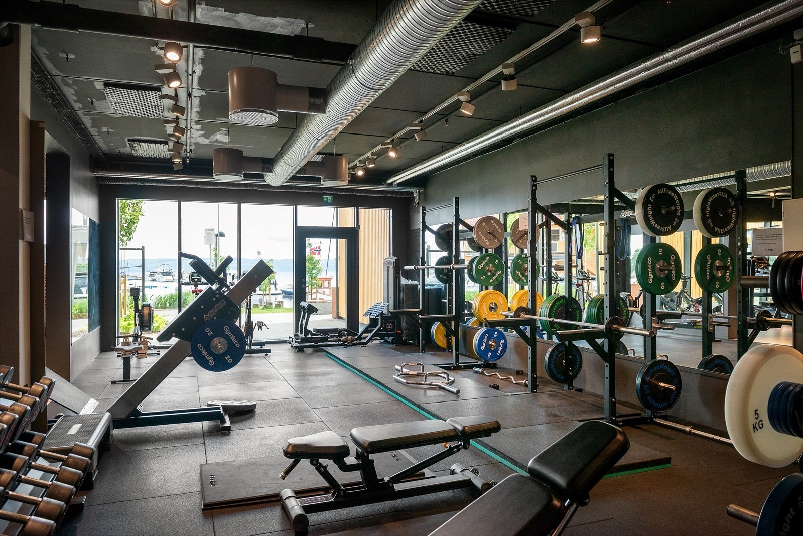 Feel24 Vollens treningssenter på marinaen. Galleribilde