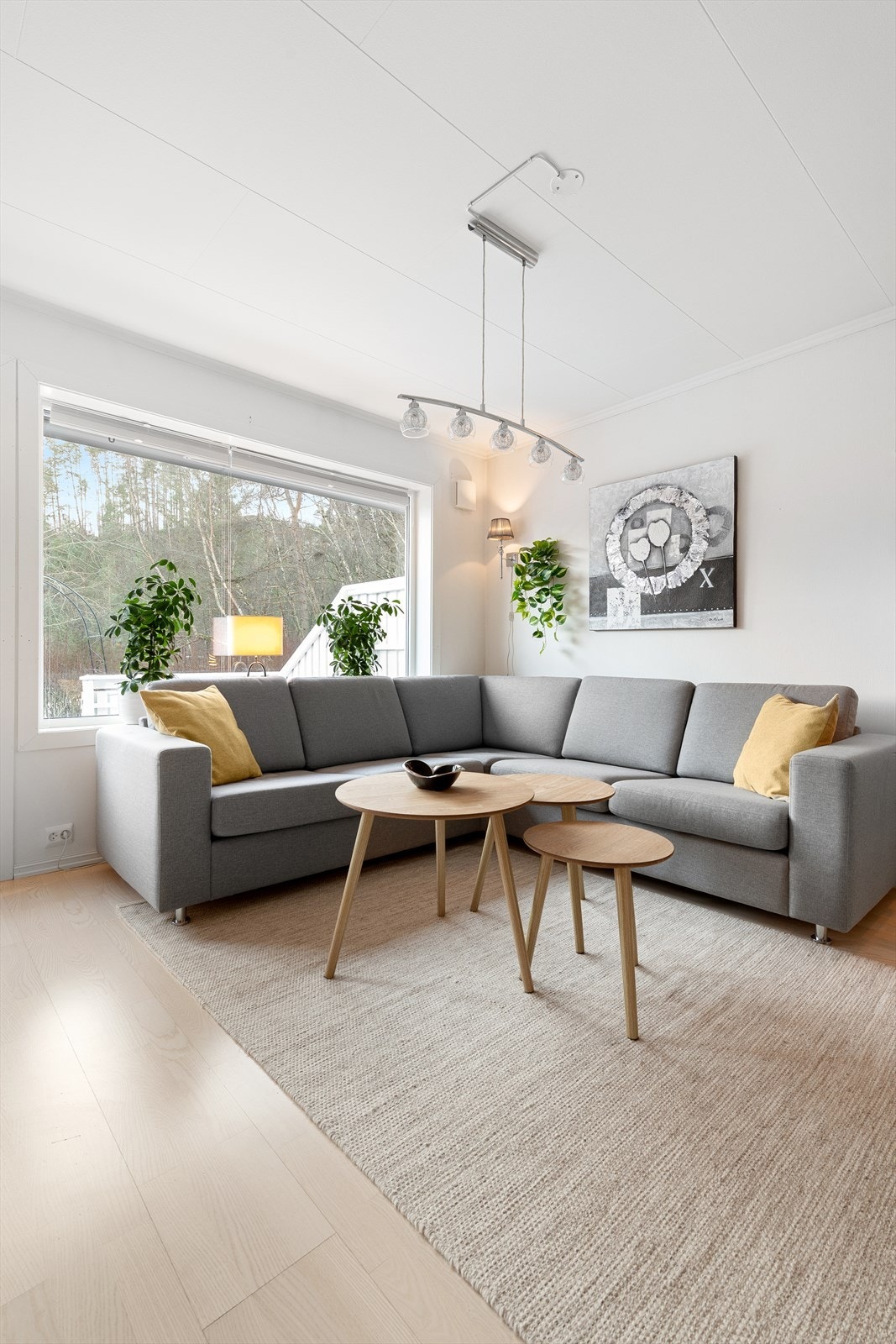 Koselig sofakrok på stuen Galleribilde