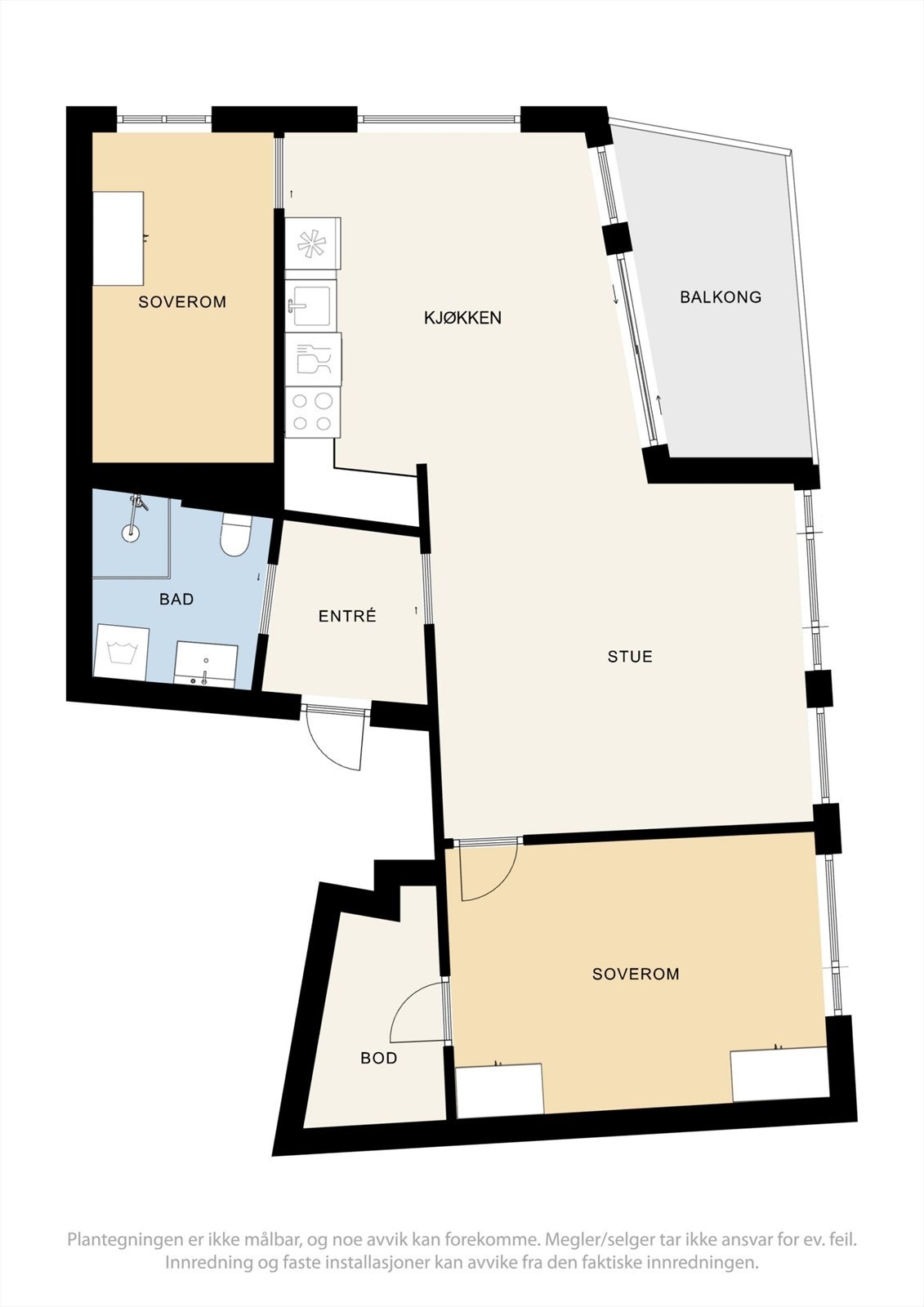 Plantegning Galleribilde