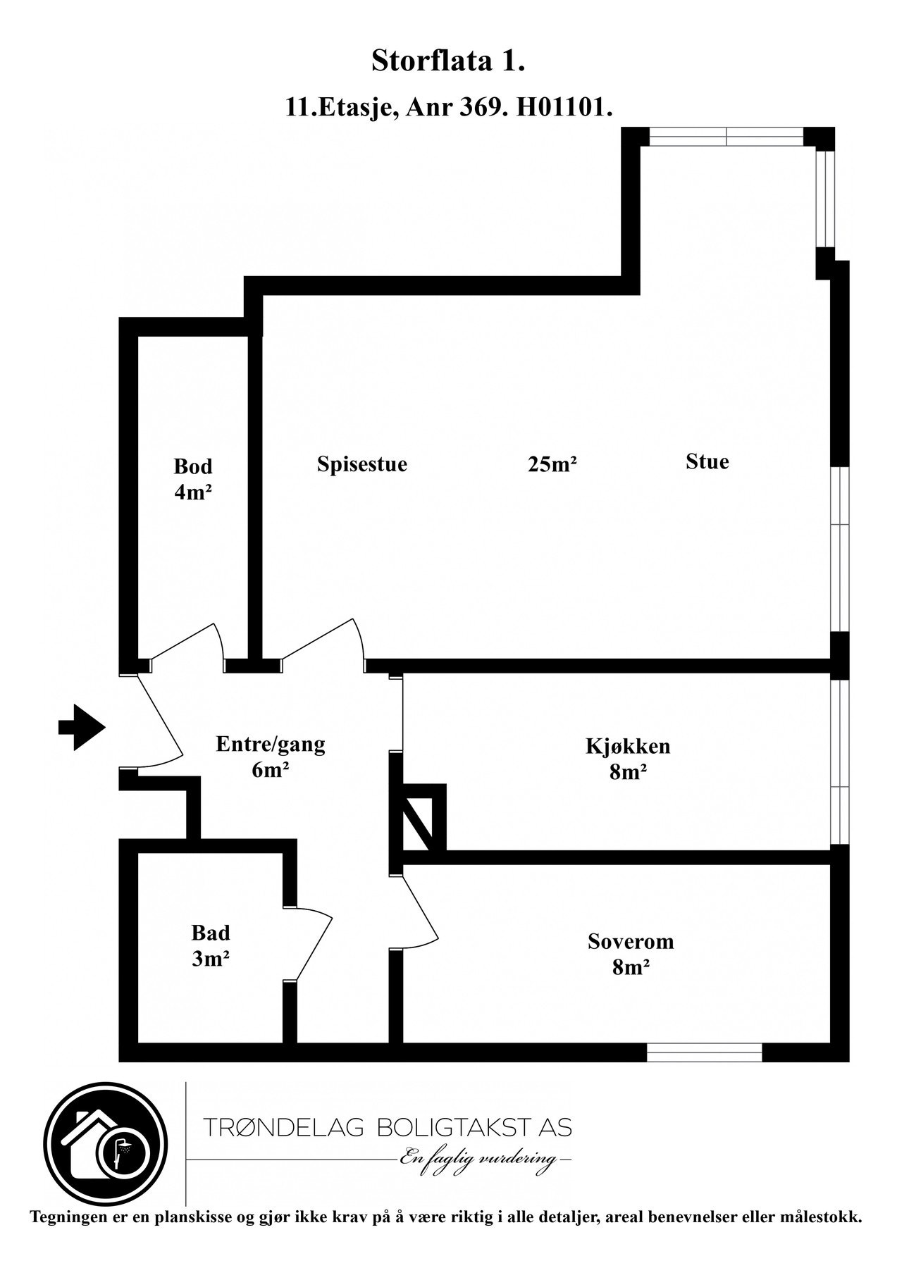 Planskisse. Galleribilde