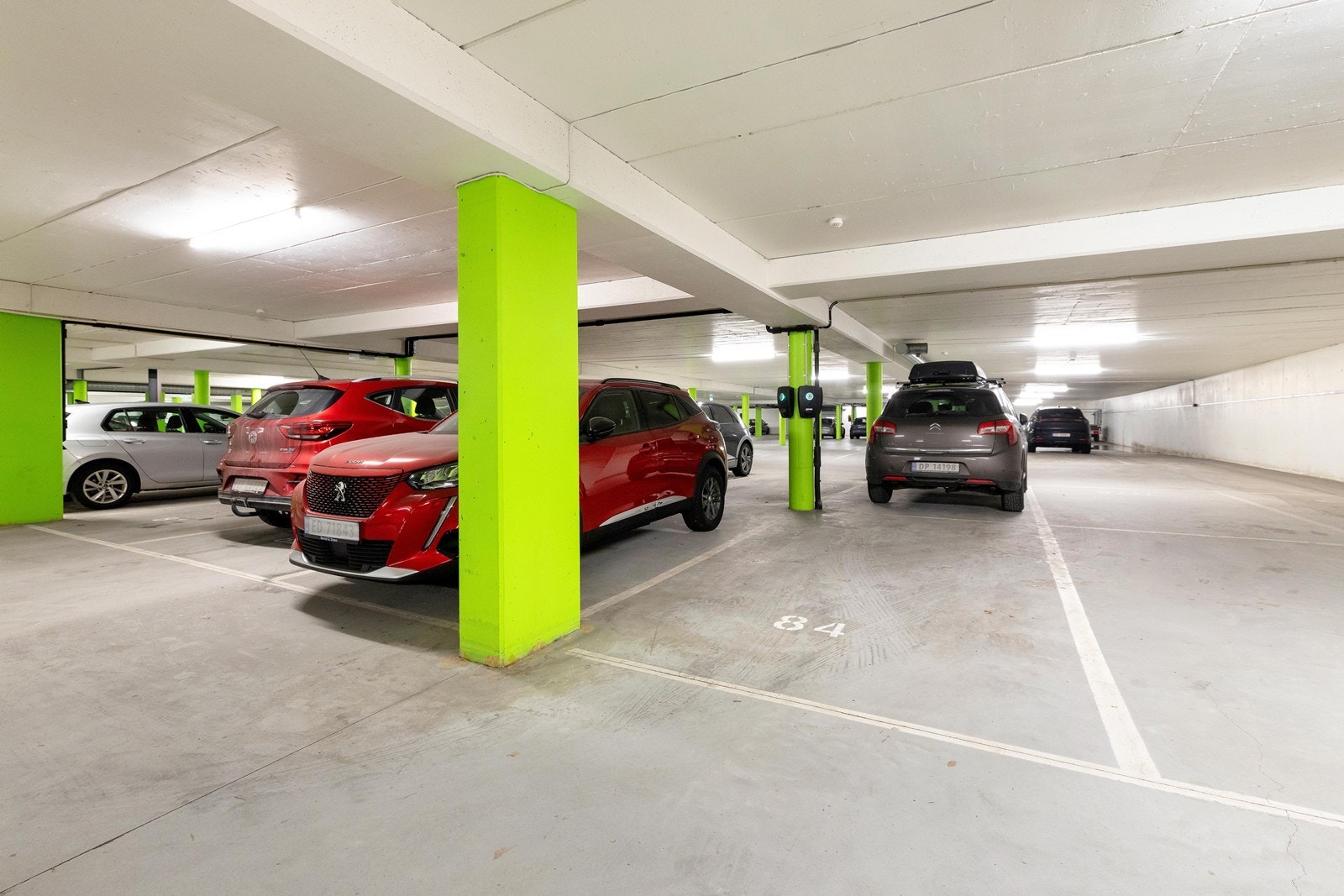 Tilhørende p-plass i fellesanlegg Galleribilde