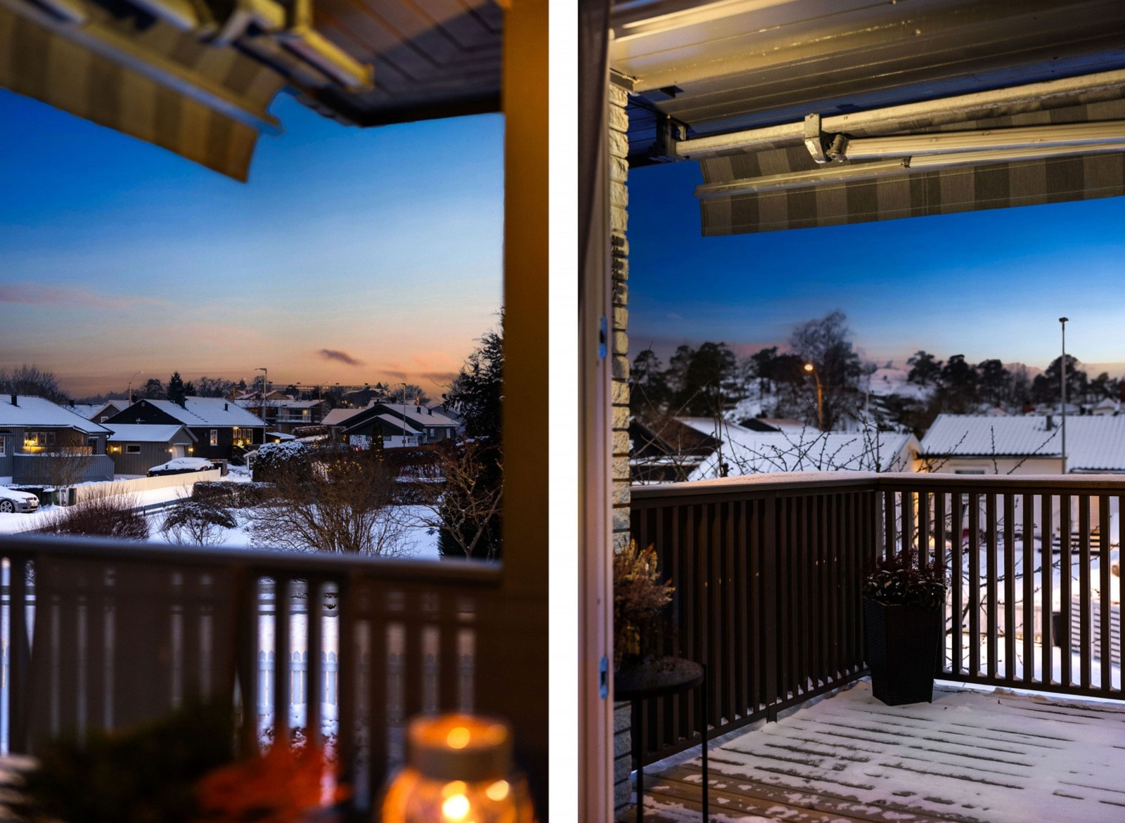 Markisen gjør det lunt og hyggelig. Galleribilde